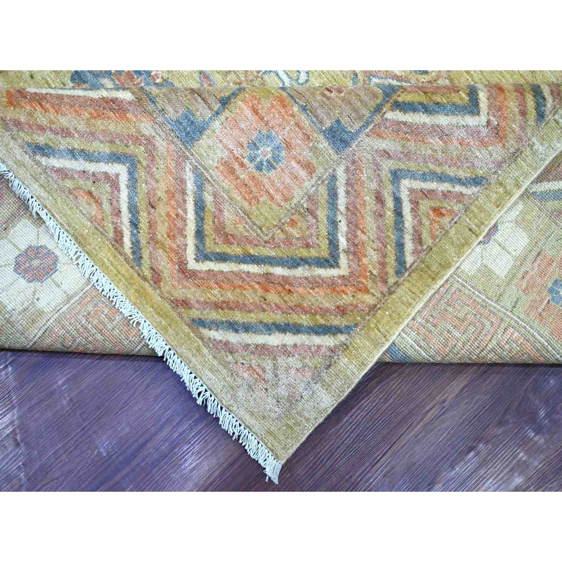 Oushak-And-Peshawar-Hand-Knotted-Rug-111235