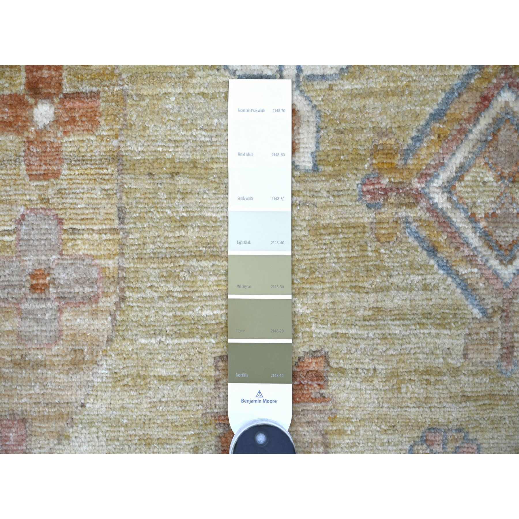 Oushak-And-Peshawar-Hand-Knotted-Rug-111235