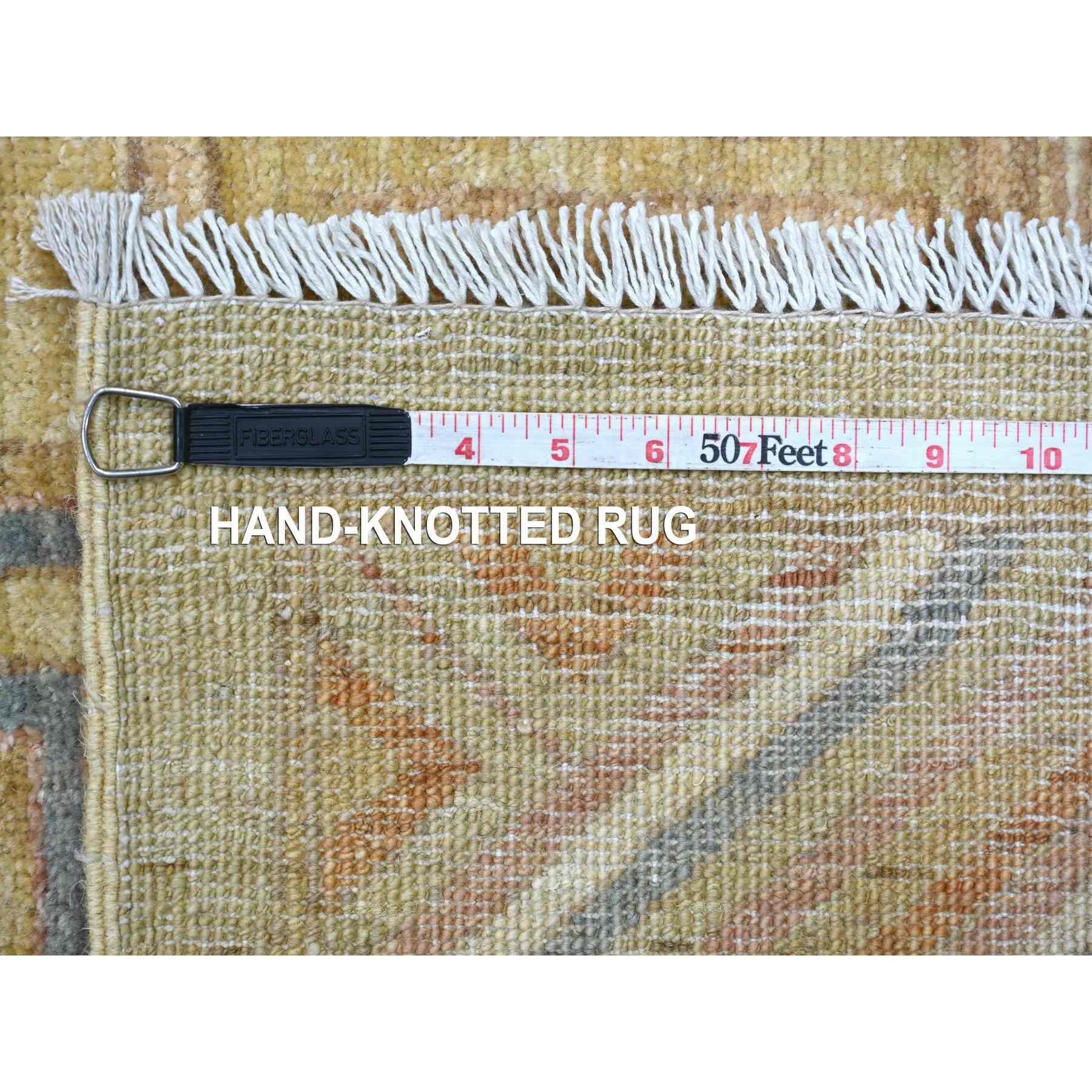 Oushak-And-Peshawar-Hand-Knotted-Rug-111235