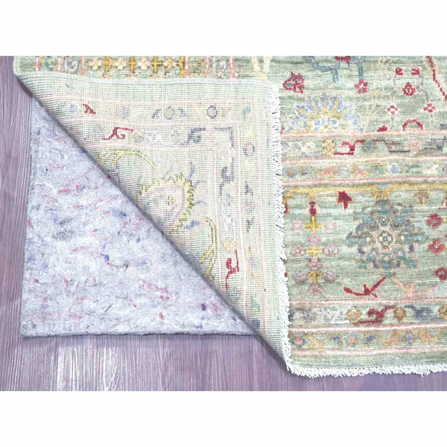 Oushak-And-Peshawar-Hand-Knotted-Rug-111250