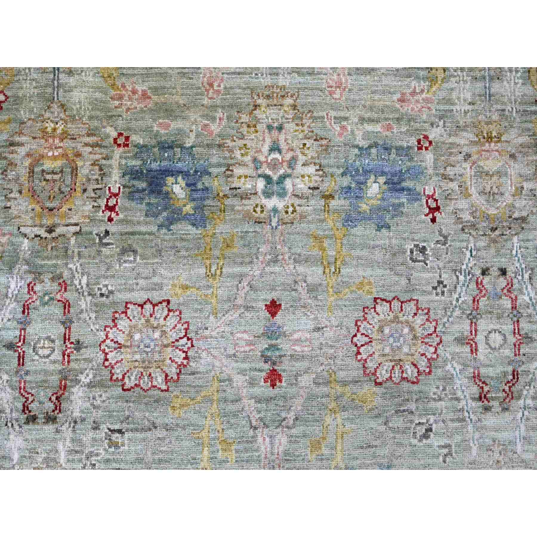 Oushak-And-Peshawar-Hand-Knotted-Rug-111250