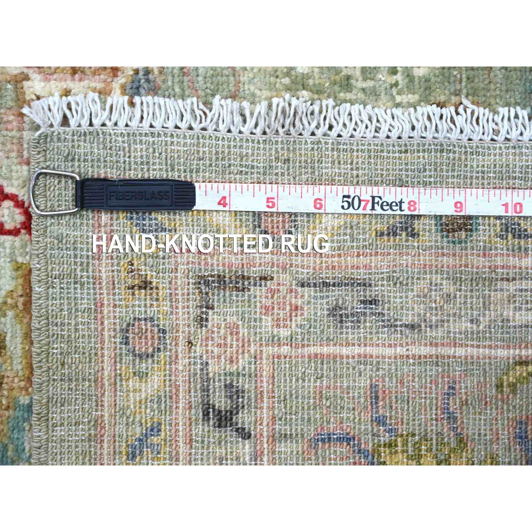 Oushak-And-Peshawar-Hand-Knotted-Rug-111250