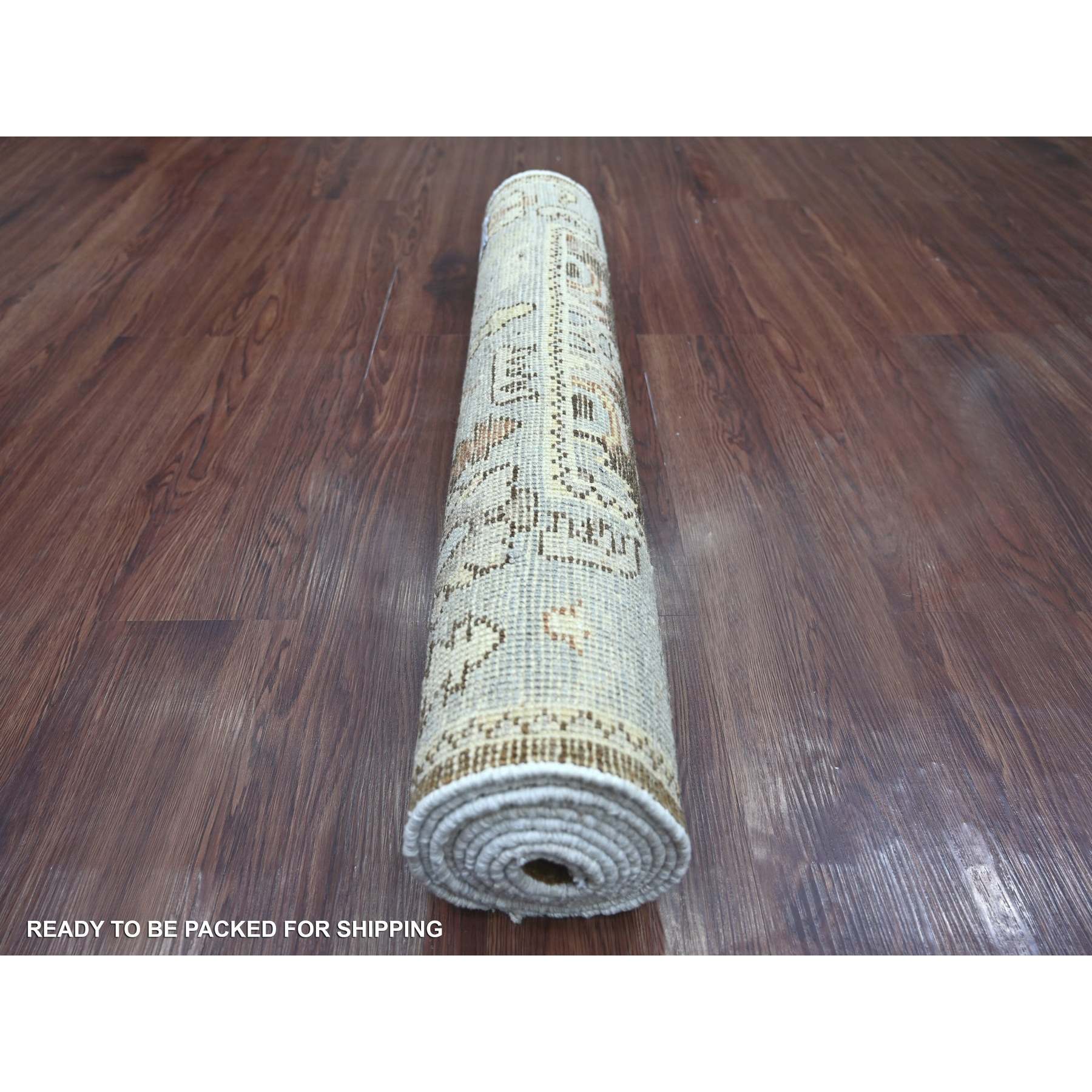 Oushak-And-Peshawar-Hand-Knotted-Rug-111350