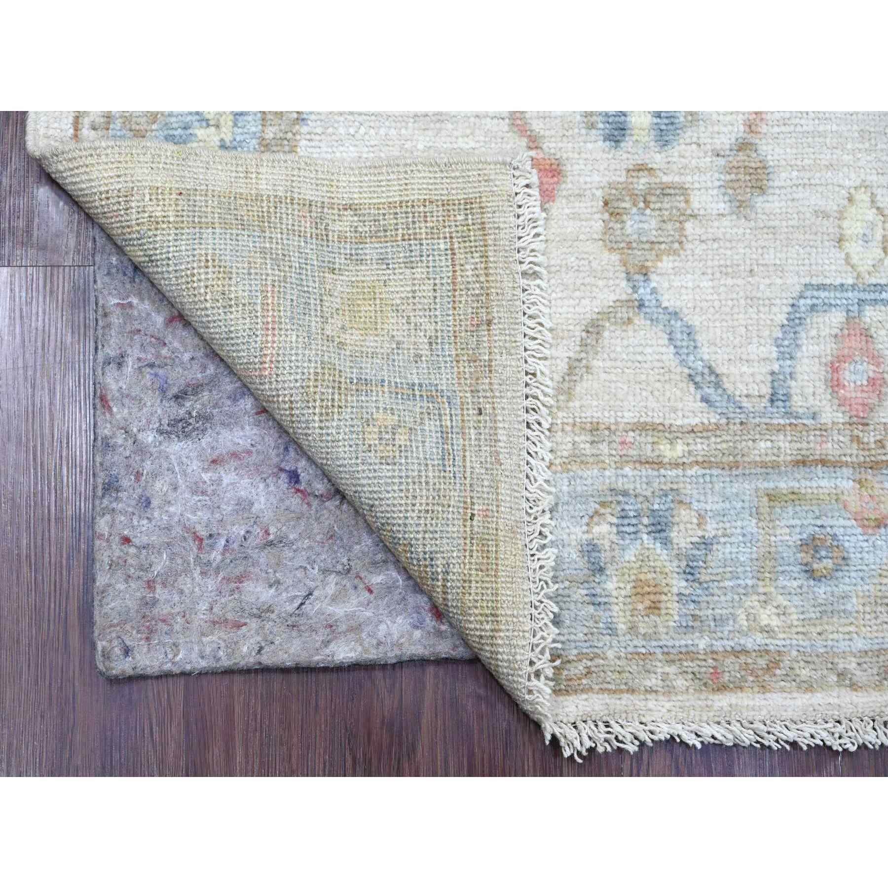 Oushak-And-Peshawar-Hand-Knotted-Rug-111360