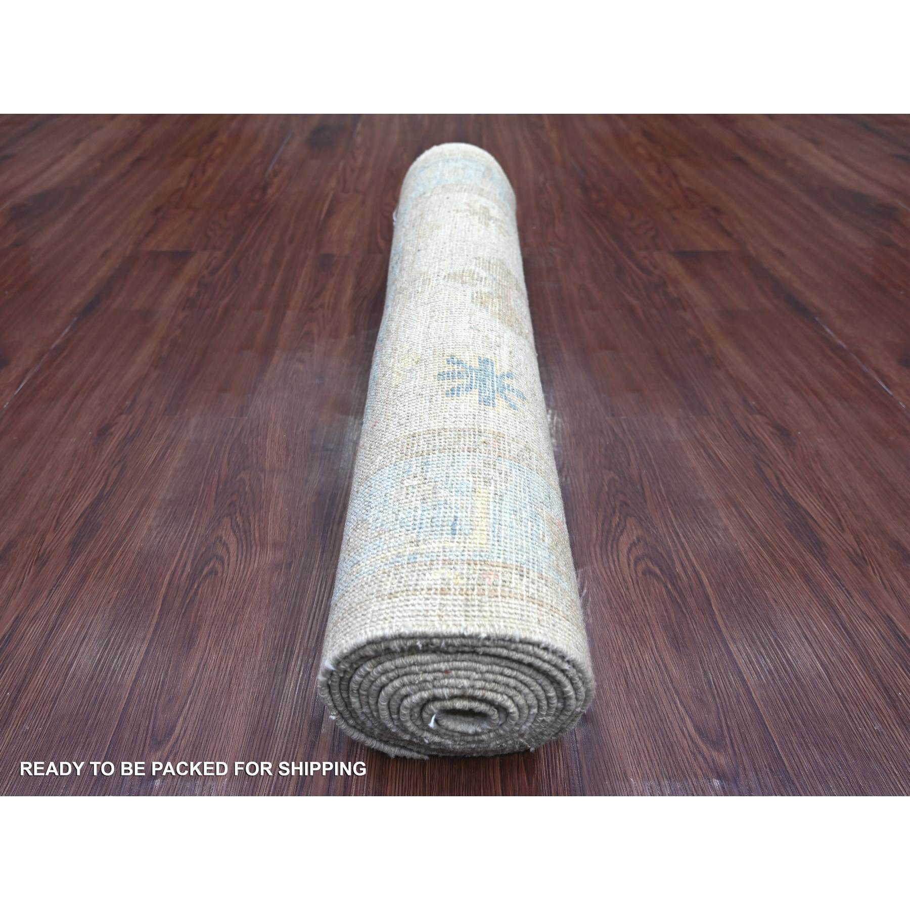 Oushak-And-Peshawar-Hand-Knotted-Rug-111360