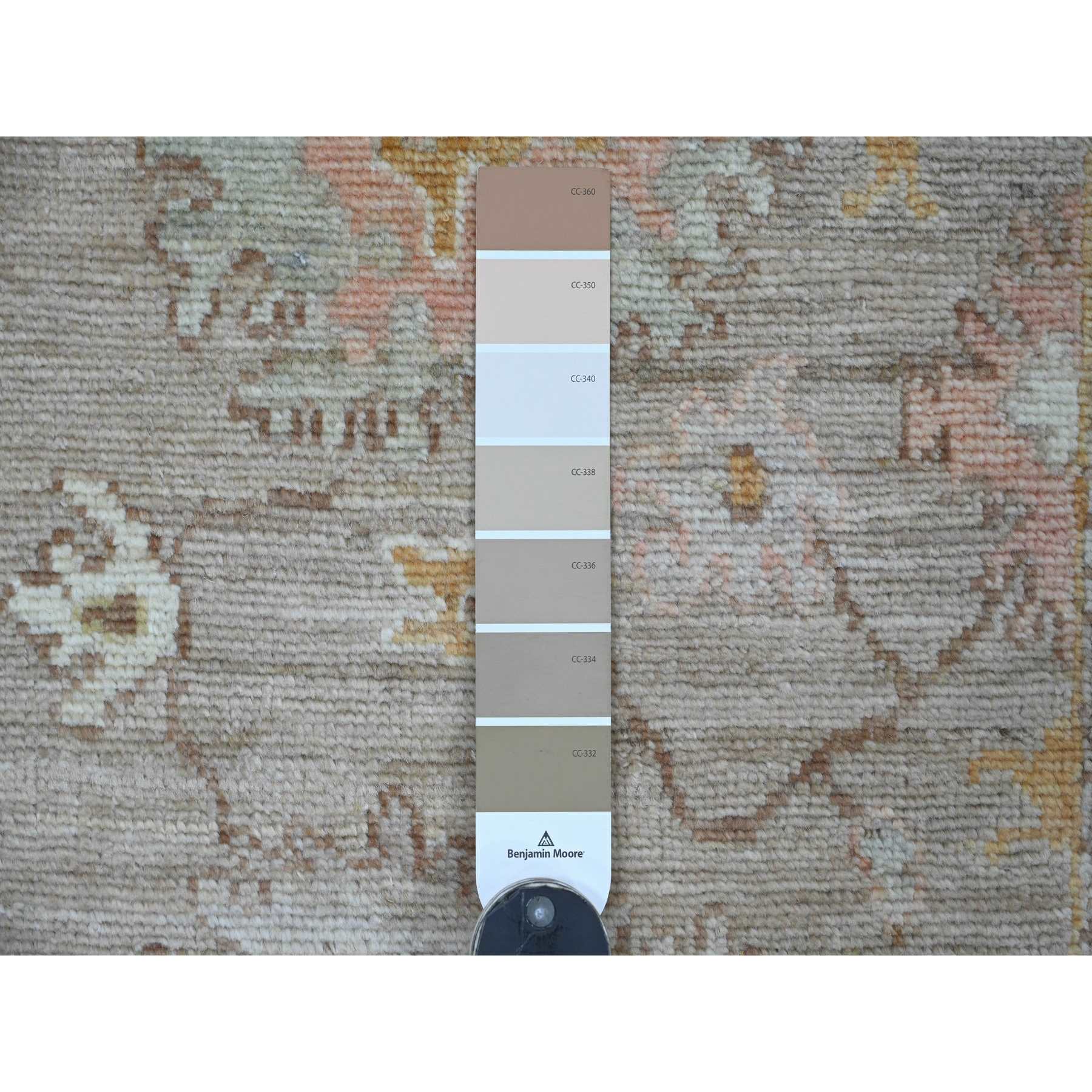 Oushak-And-Peshawar-Hand-Knotted-Rug-111365