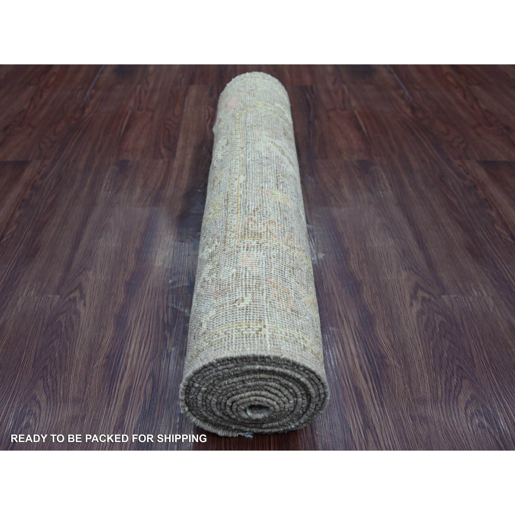 Oushak-And-Peshawar-Hand-Knotted-Rug-111365