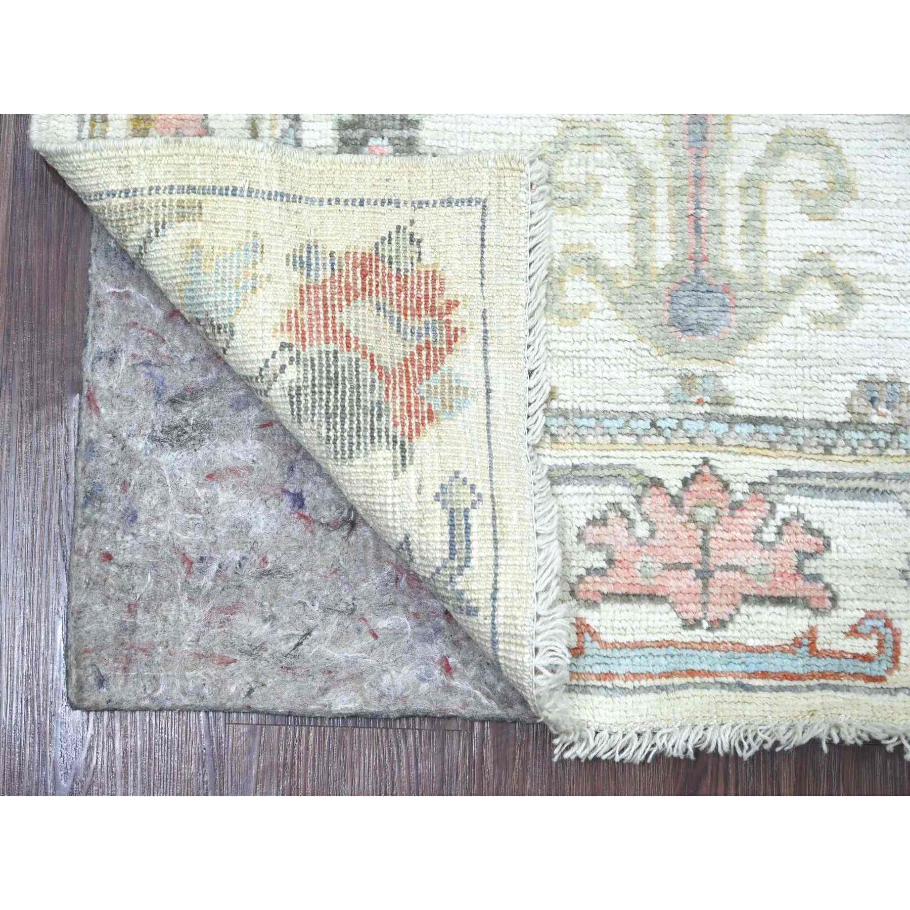 Oushak-And-Peshawar-Hand-Knotted-Rug-111370