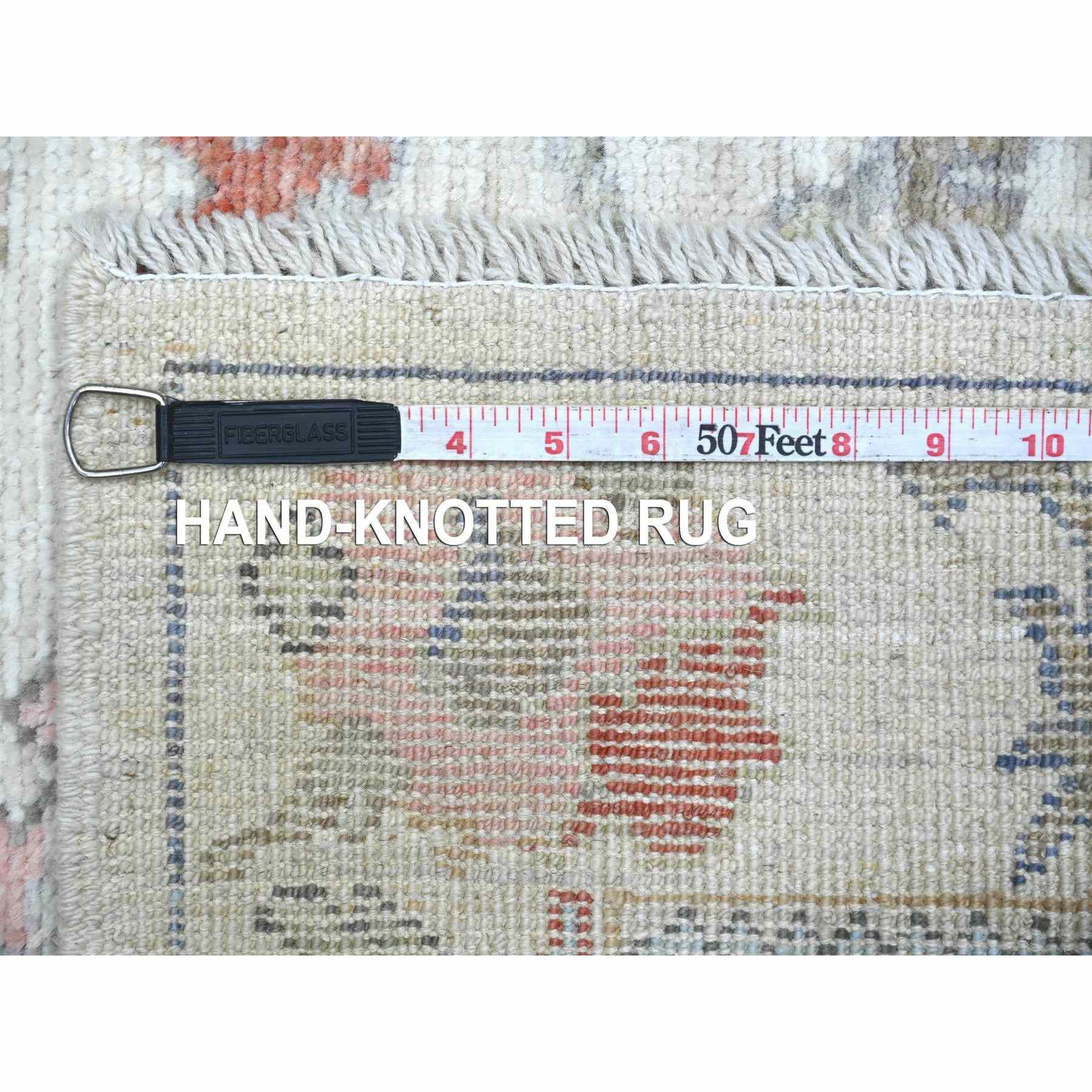 Oushak-And-Peshawar-Hand-Knotted-Rug-111370