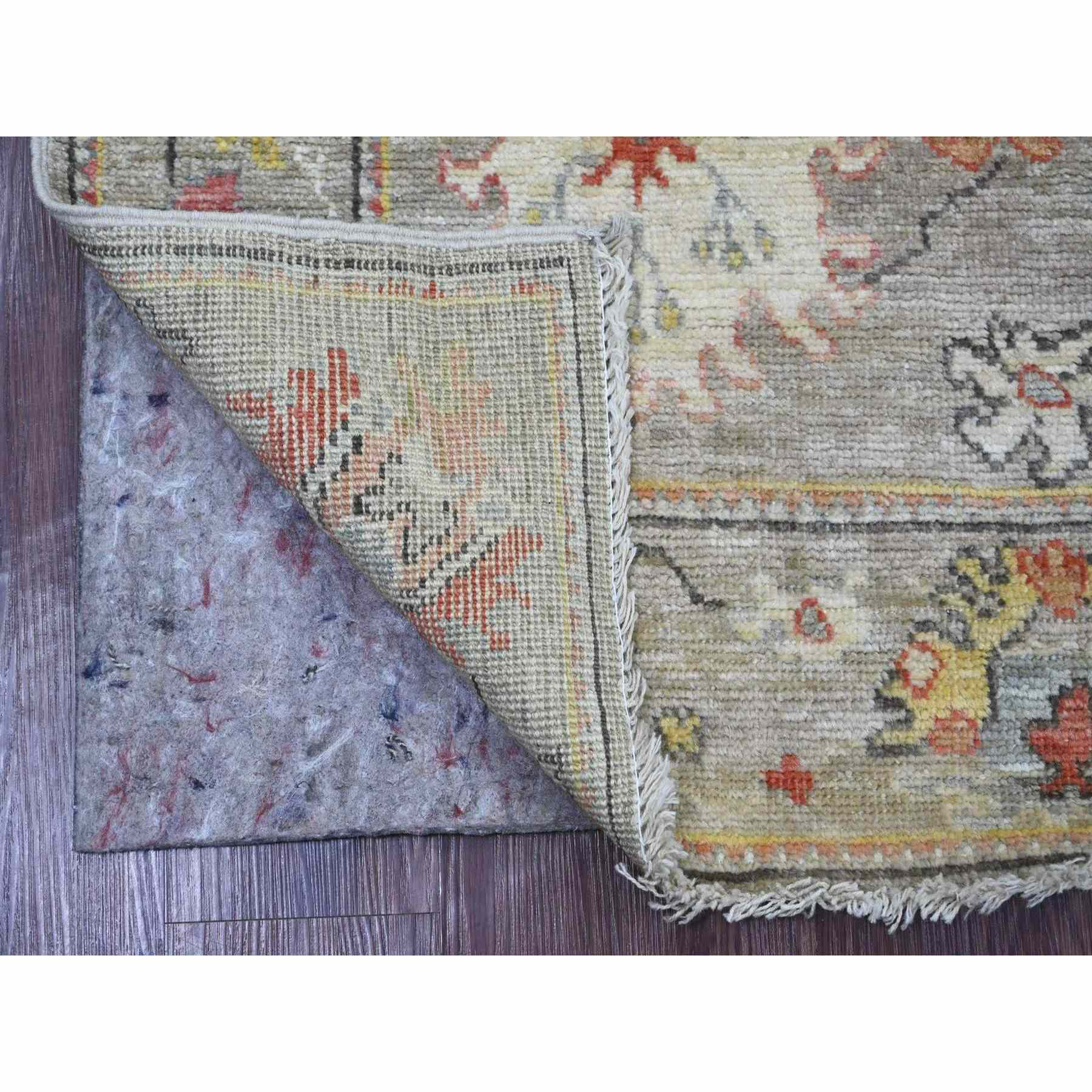 Oushak-And-Peshawar-Hand-Knotted-Rug-111380