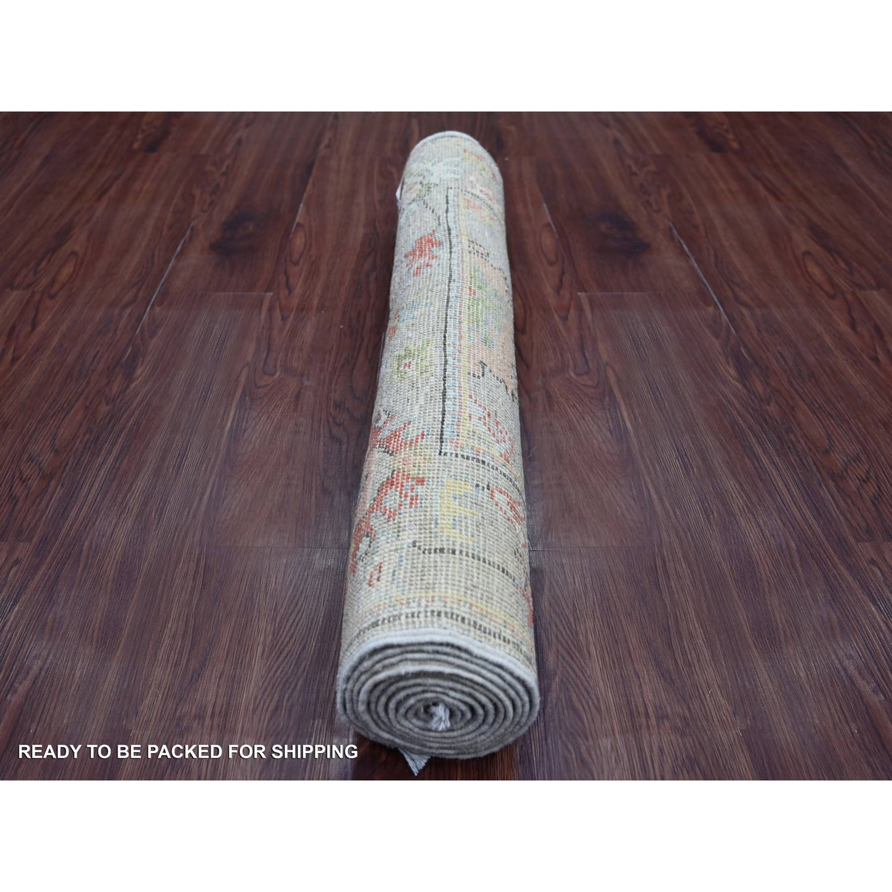 Oushak-And-Peshawar-Hand-Knotted-Rug-111380
