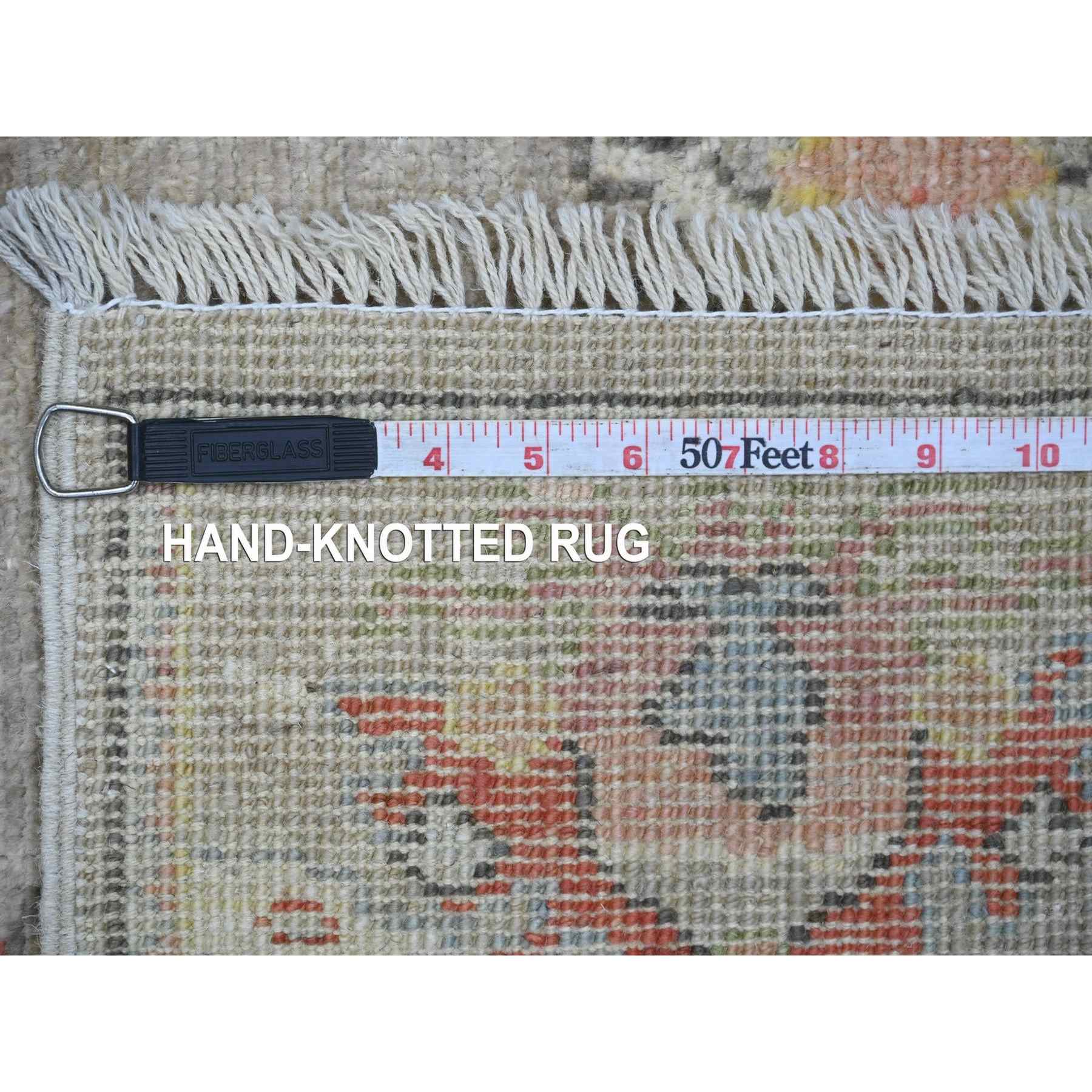 Oushak-And-Peshawar-Hand-Knotted-Rug-111380