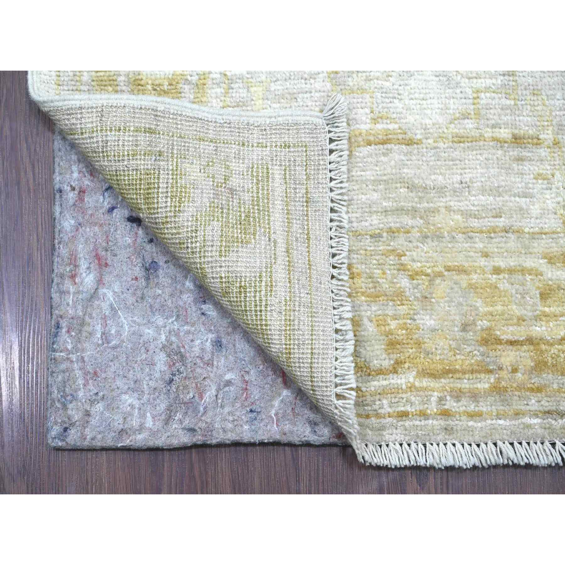 Oushak-And-Peshawar-Hand-Knotted-Rug-111390