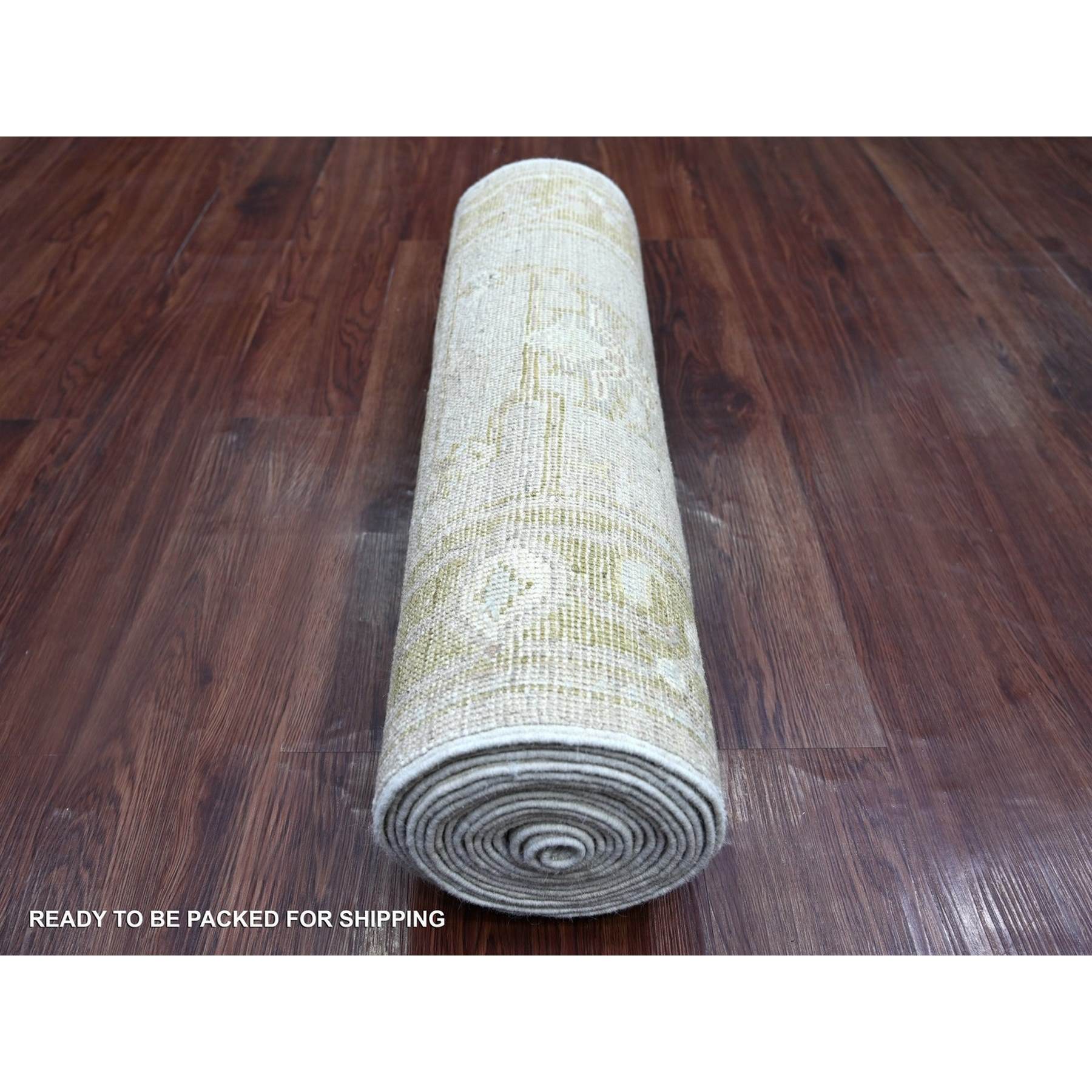 Oushak-And-Peshawar-Hand-Knotted-Rug-111390
