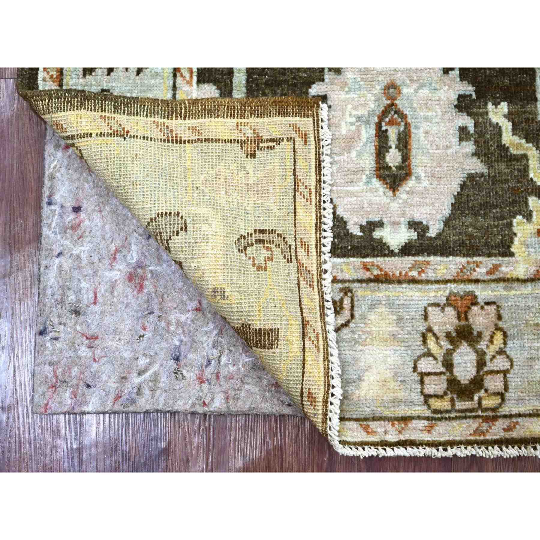 Oushak-And-Peshawar-Hand-Knotted-Rug-111400
