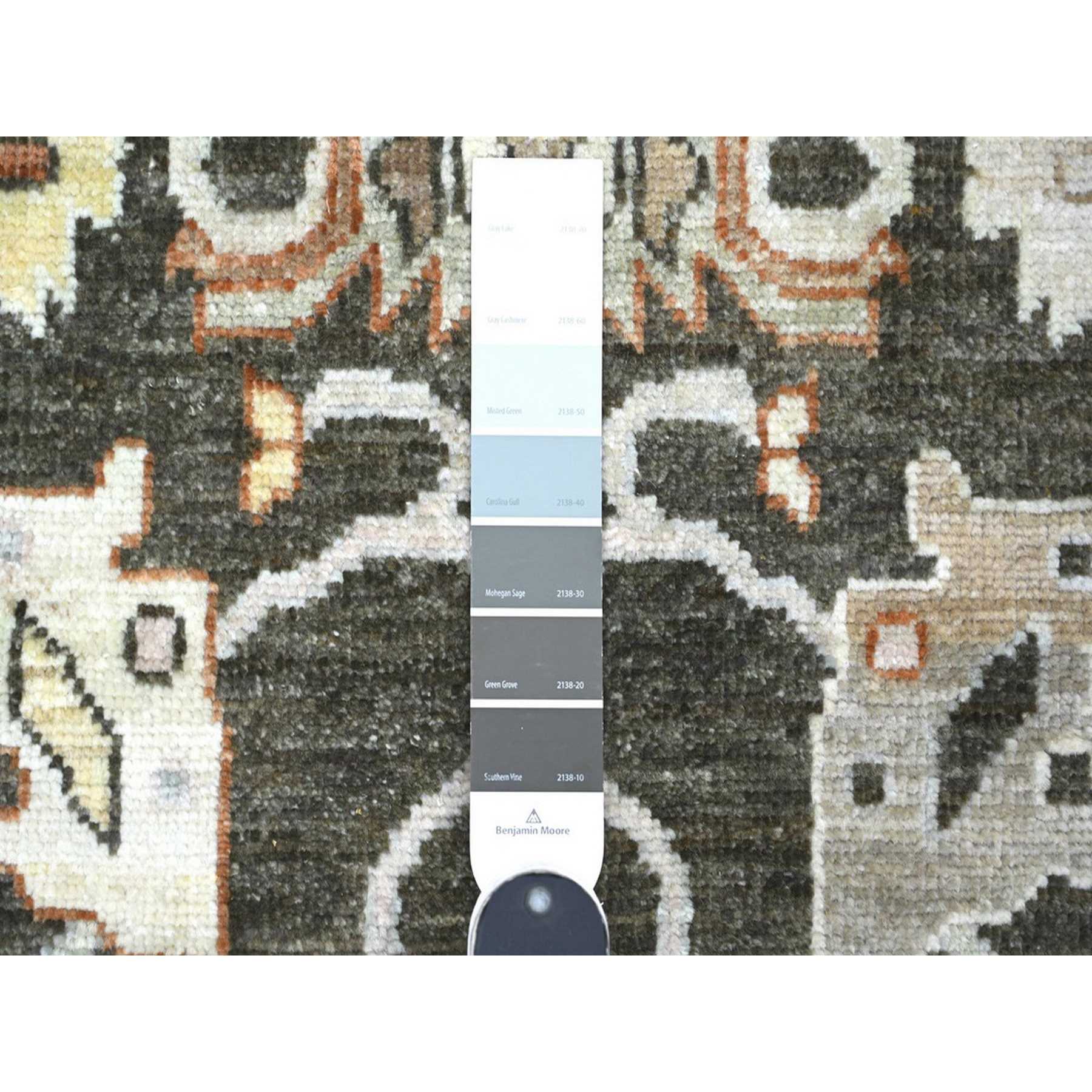 Oushak-And-Peshawar-Hand-Knotted-Rug-111400