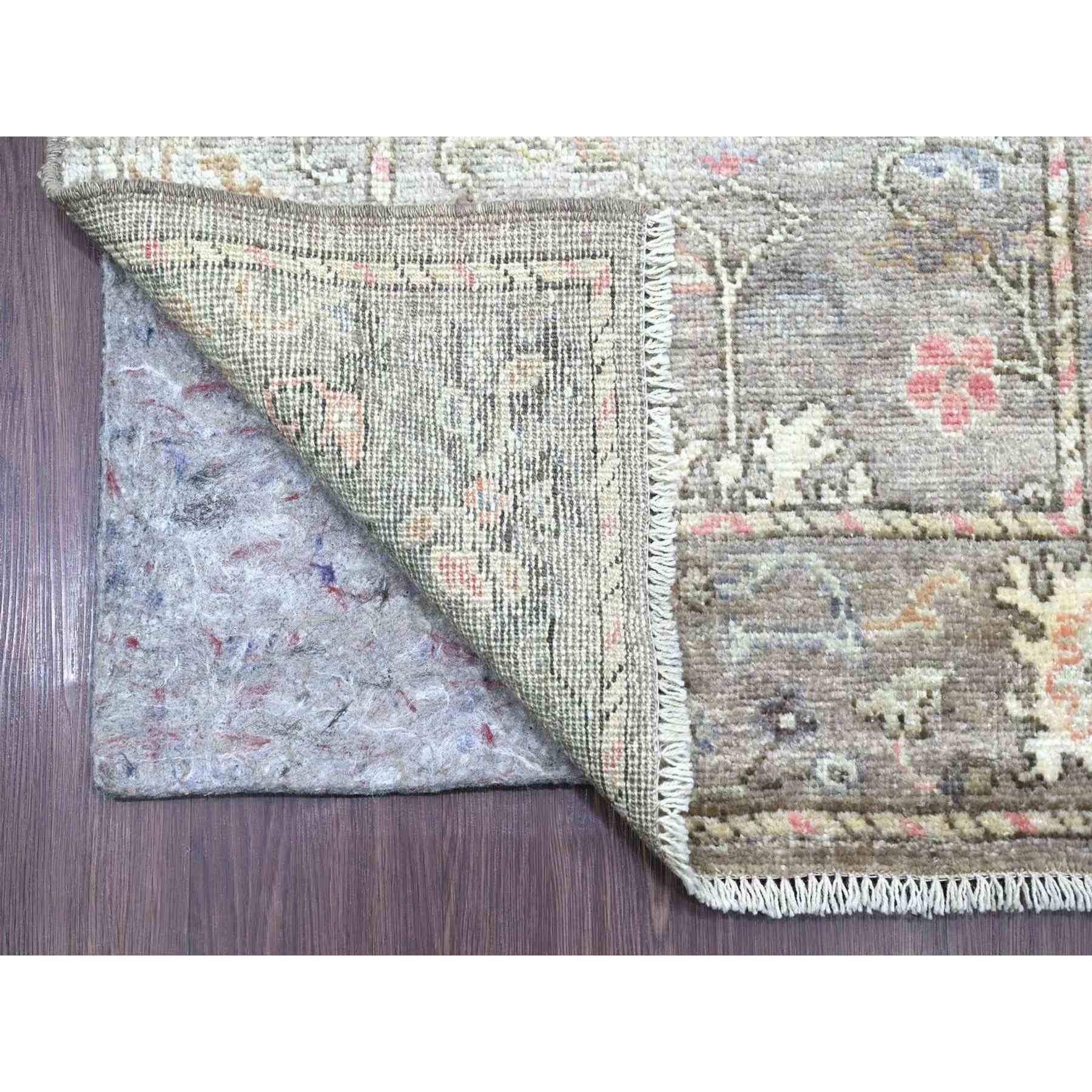 Oushak-And-Peshawar-Hand-Knotted-Rug-111415