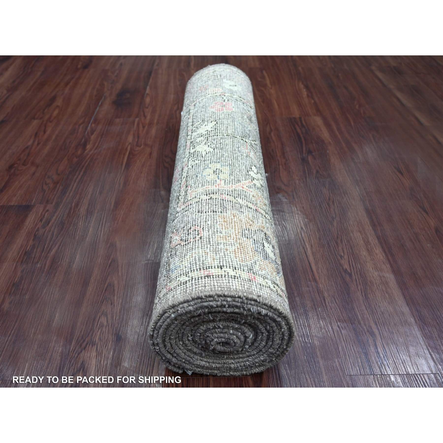 Oushak-And-Peshawar-Hand-Knotted-Rug-111415