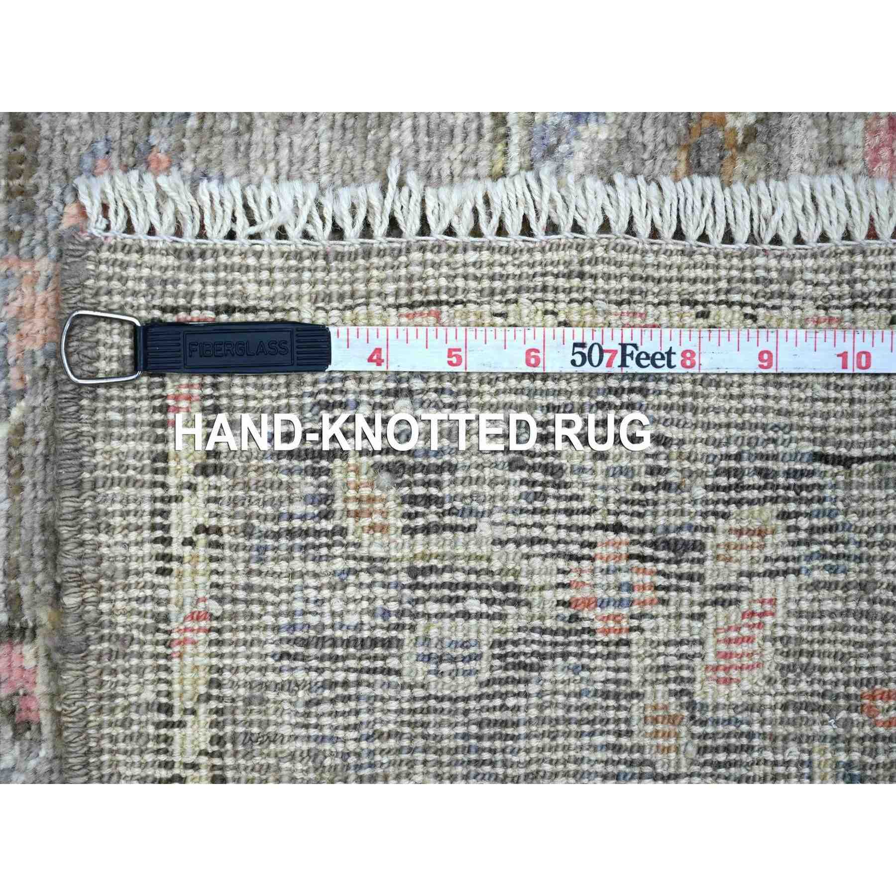 Oushak-And-Peshawar-Hand-Knotted-Rug-111415