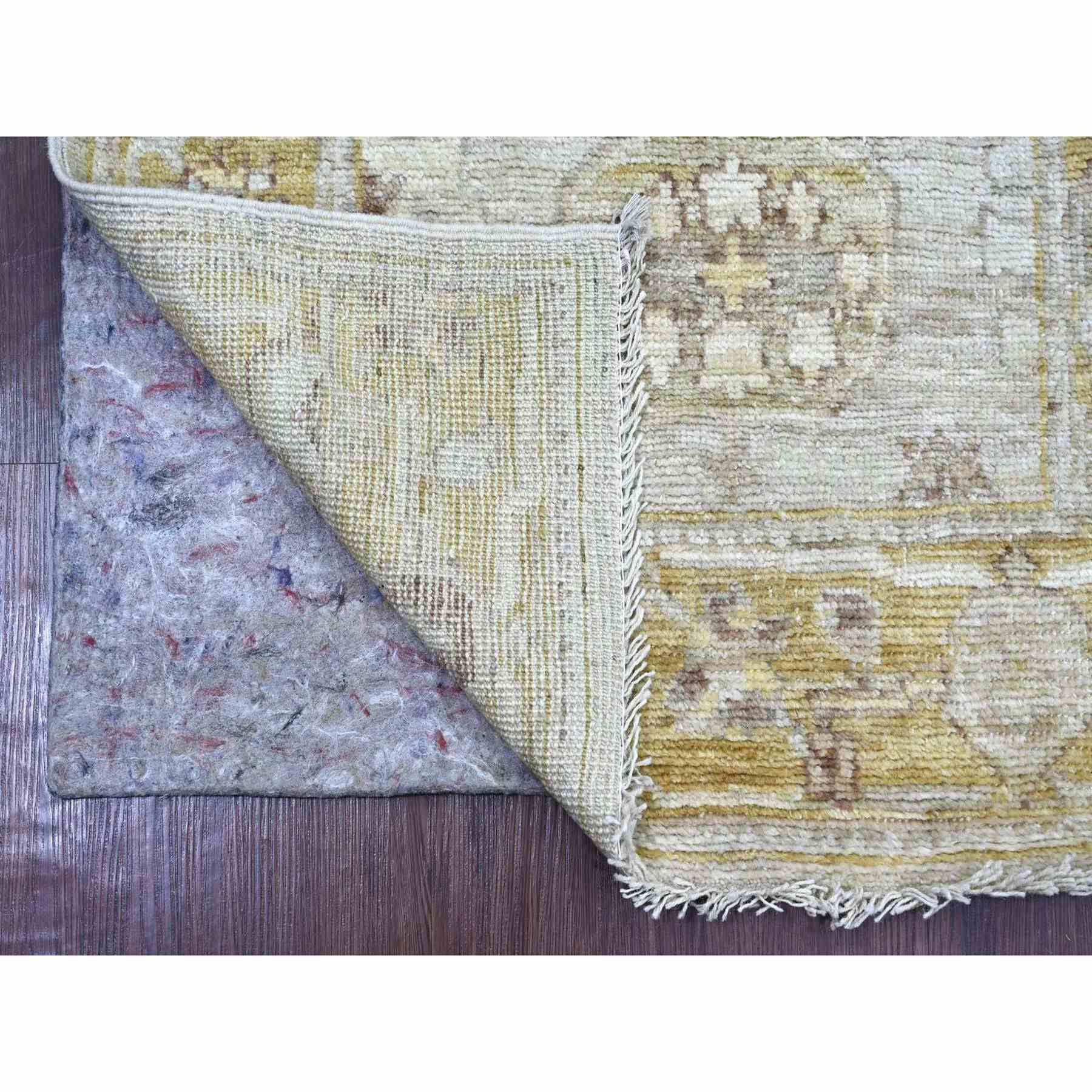 Oushak-And-Peshawar-Hand-Knotted-Rug-111420