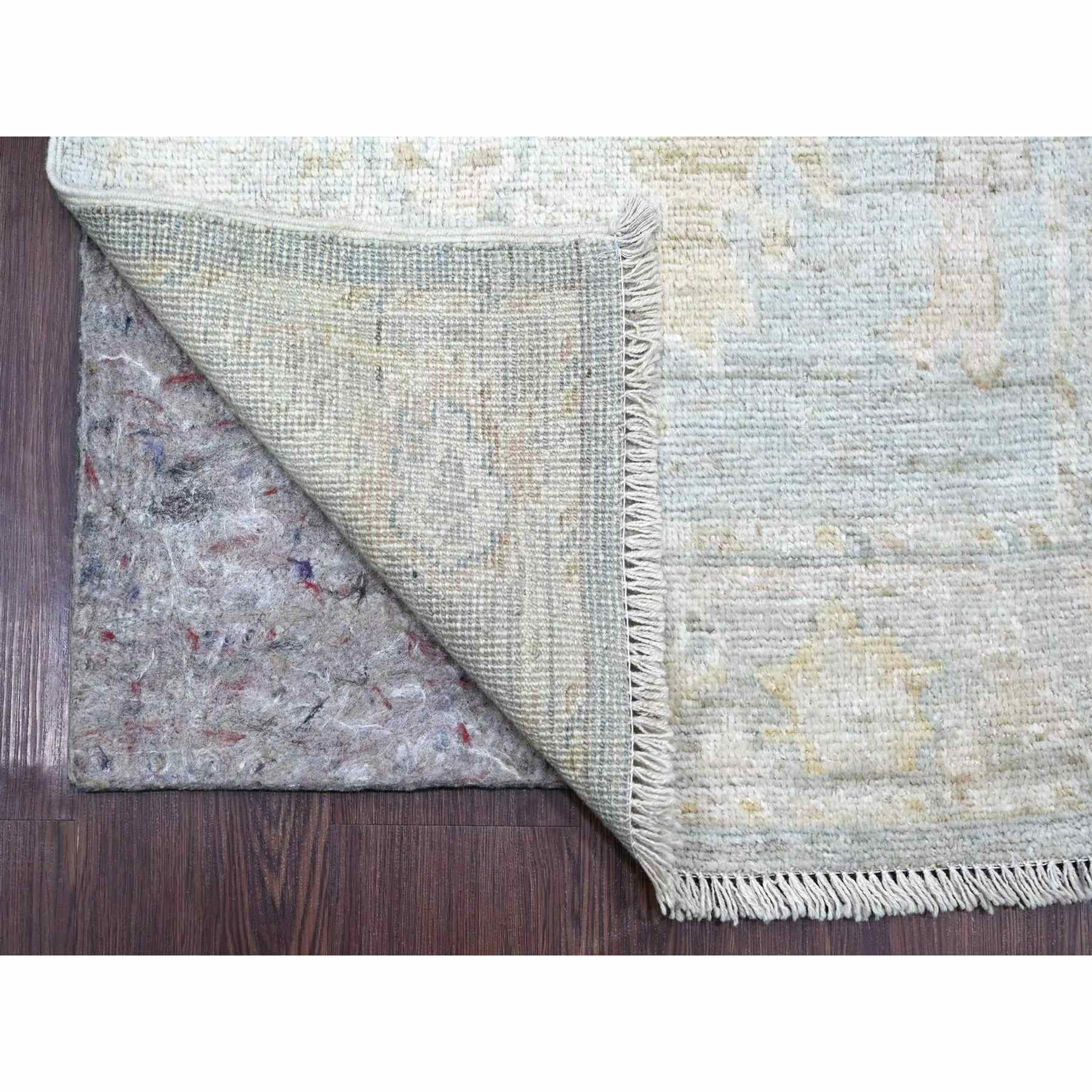 Oushak-And-Peshawar-Hand-Knotted-Rug-111425