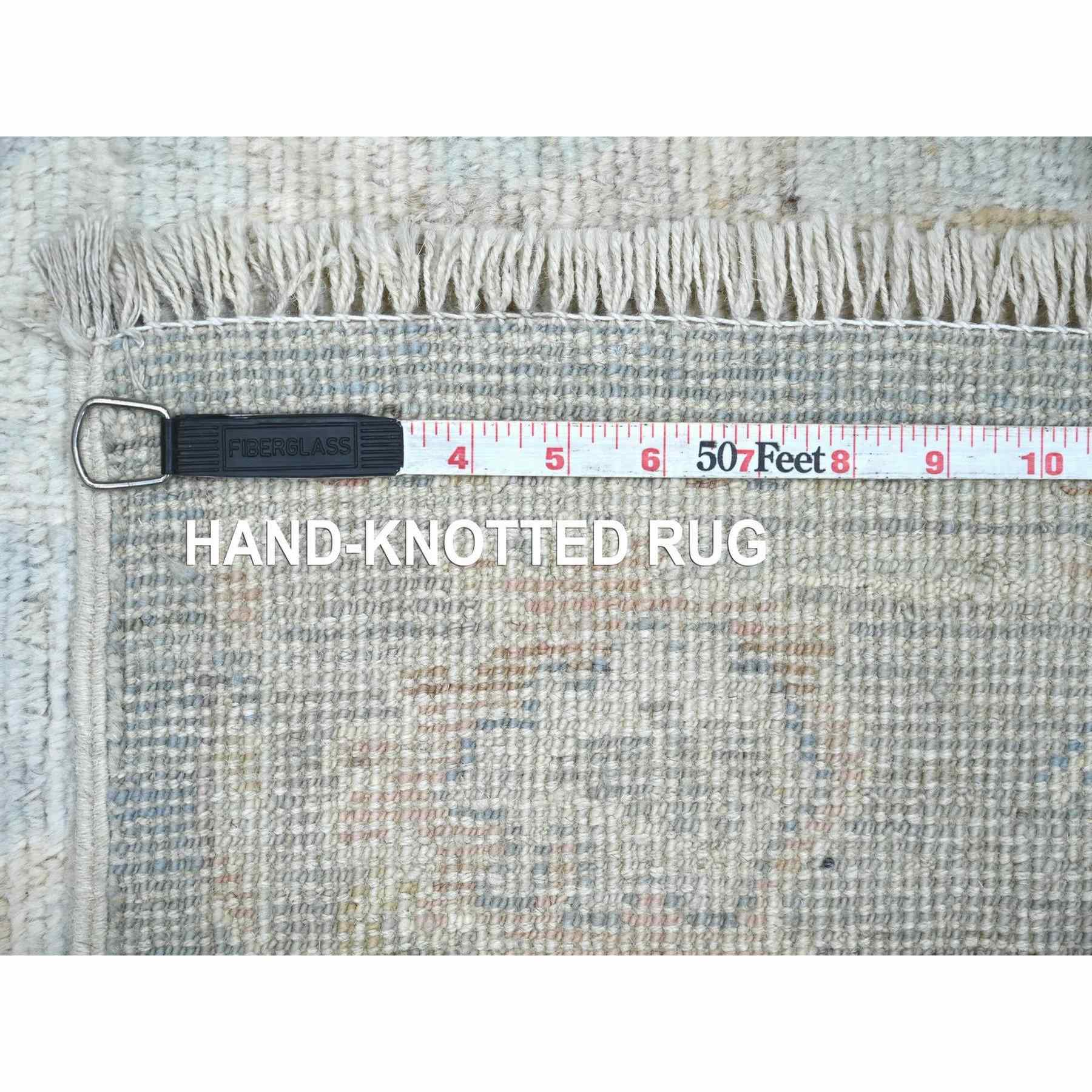 Oushak-And-Peshawar-Hand-Knotted-Rug-111425