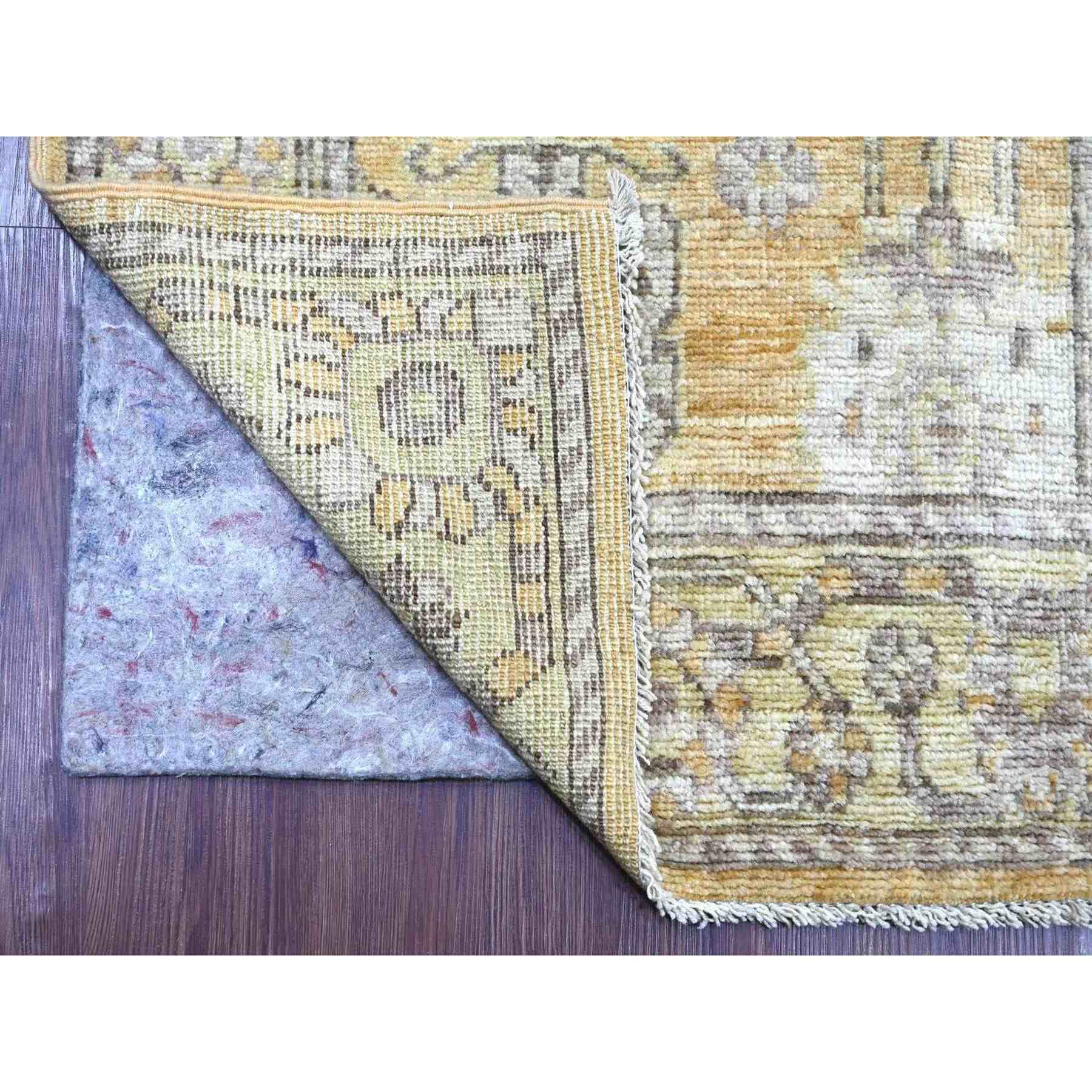 Oushak-And-Peshawar-Hand-Knotted-Rug-111435