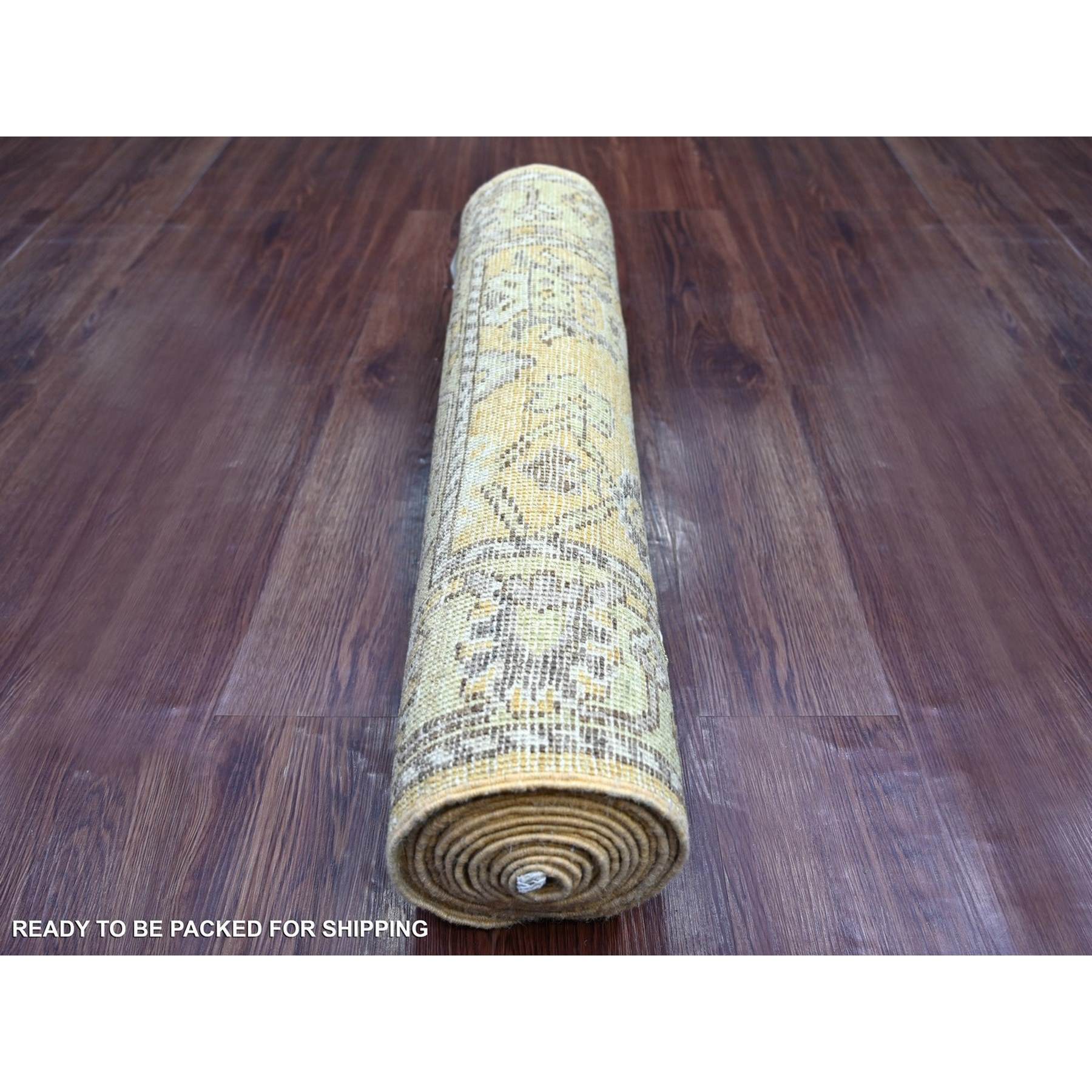 Oushak-And-Peshawar-Hand-Knotted-Rug-111435
