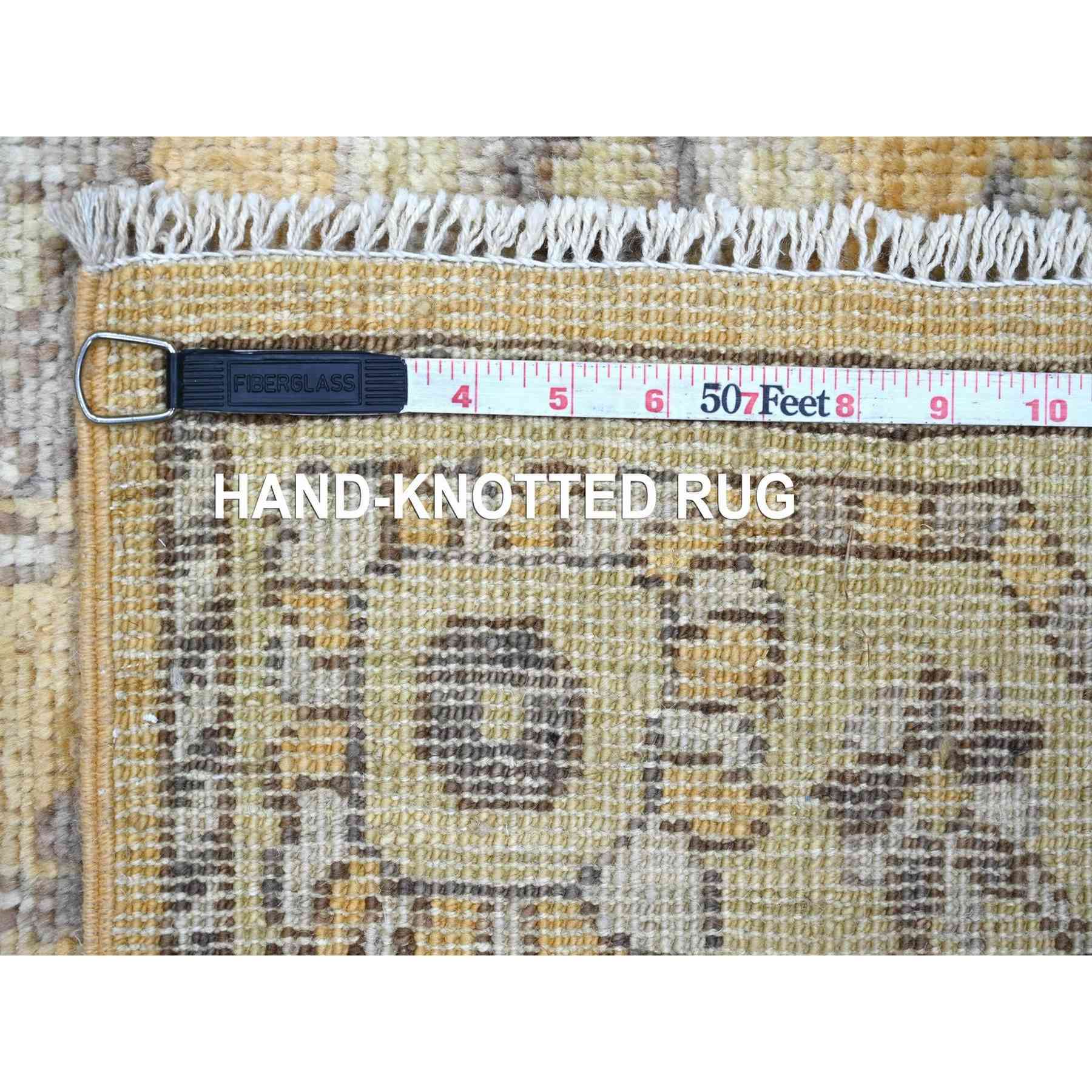 Oushak-And-Peshawar-Hand-Knotted-Rug-111435
