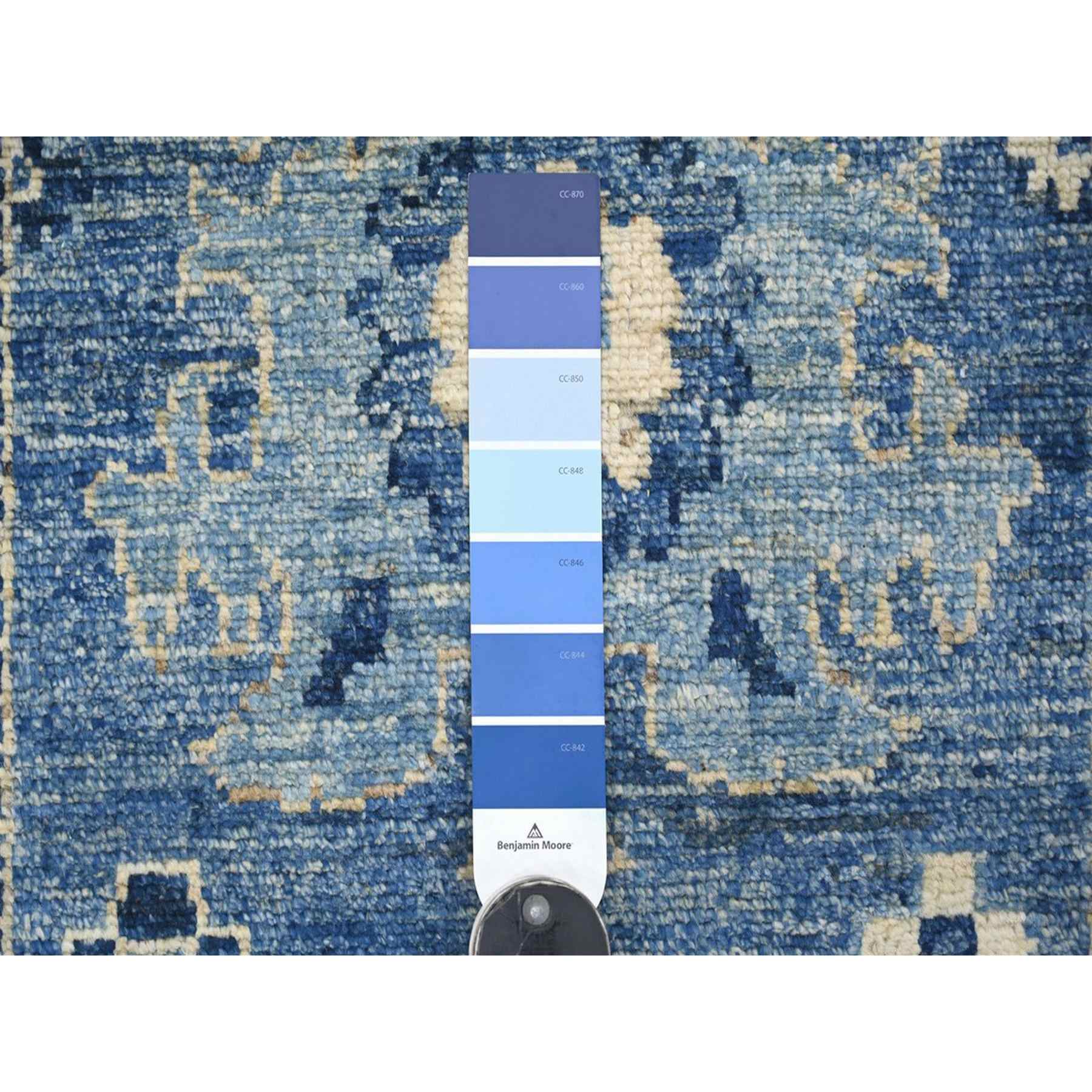 Oushak-And-Peshawar-Hand-Knotted-Rug-111445