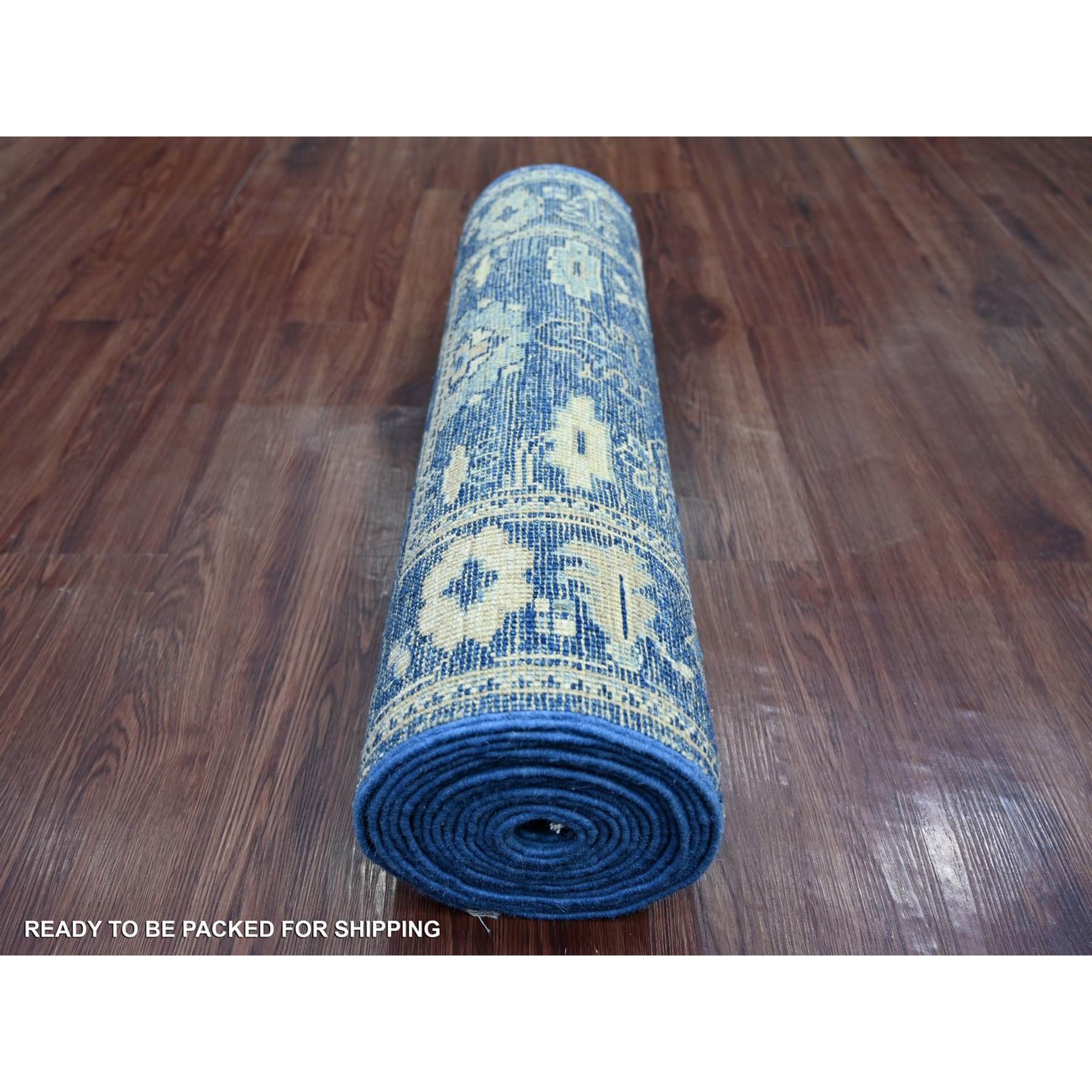 Oushak-And-Peshawar-Hand-Knotted-Rug-111445
