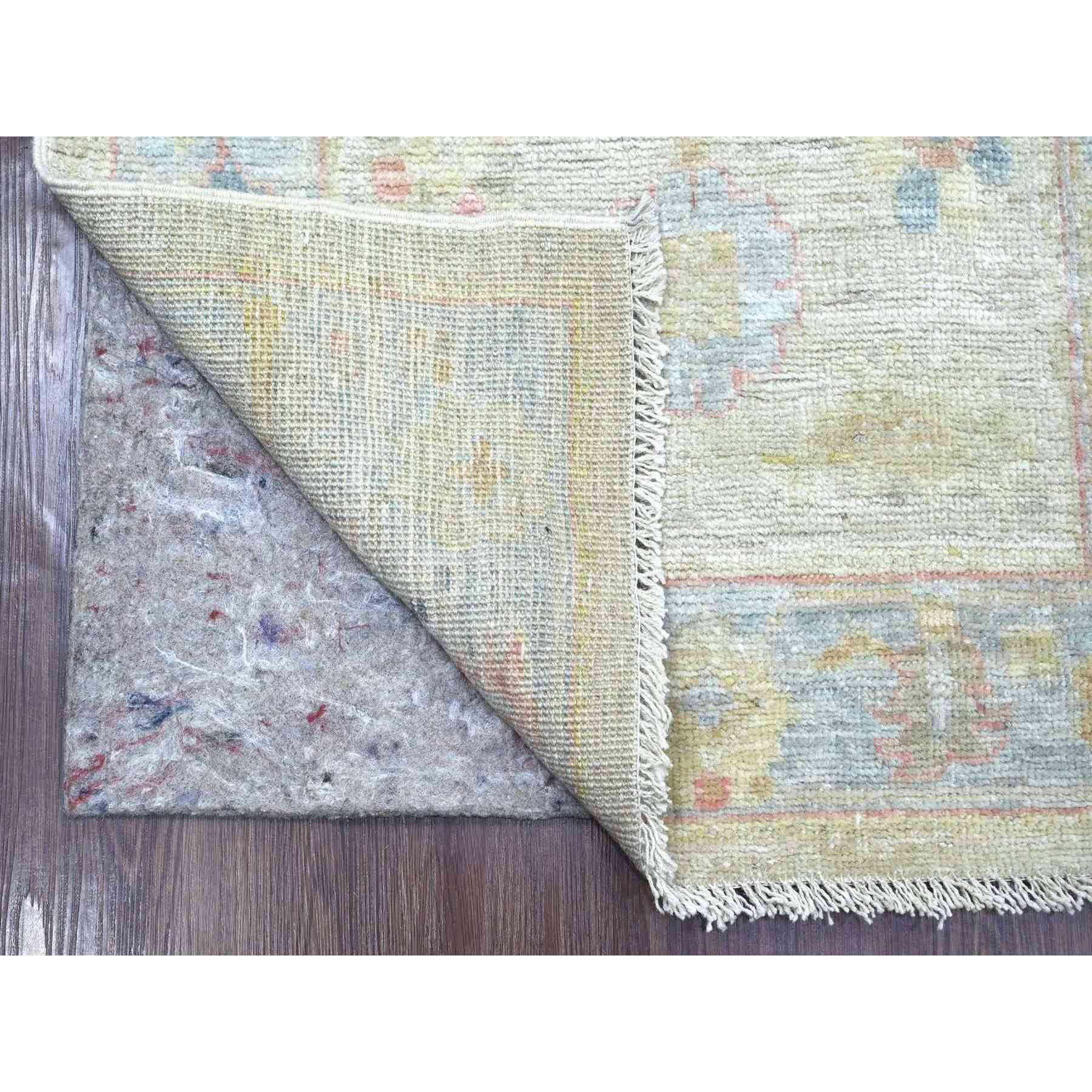 Oushak-And-Peshawar-Hand-Knotted-Rug-111450