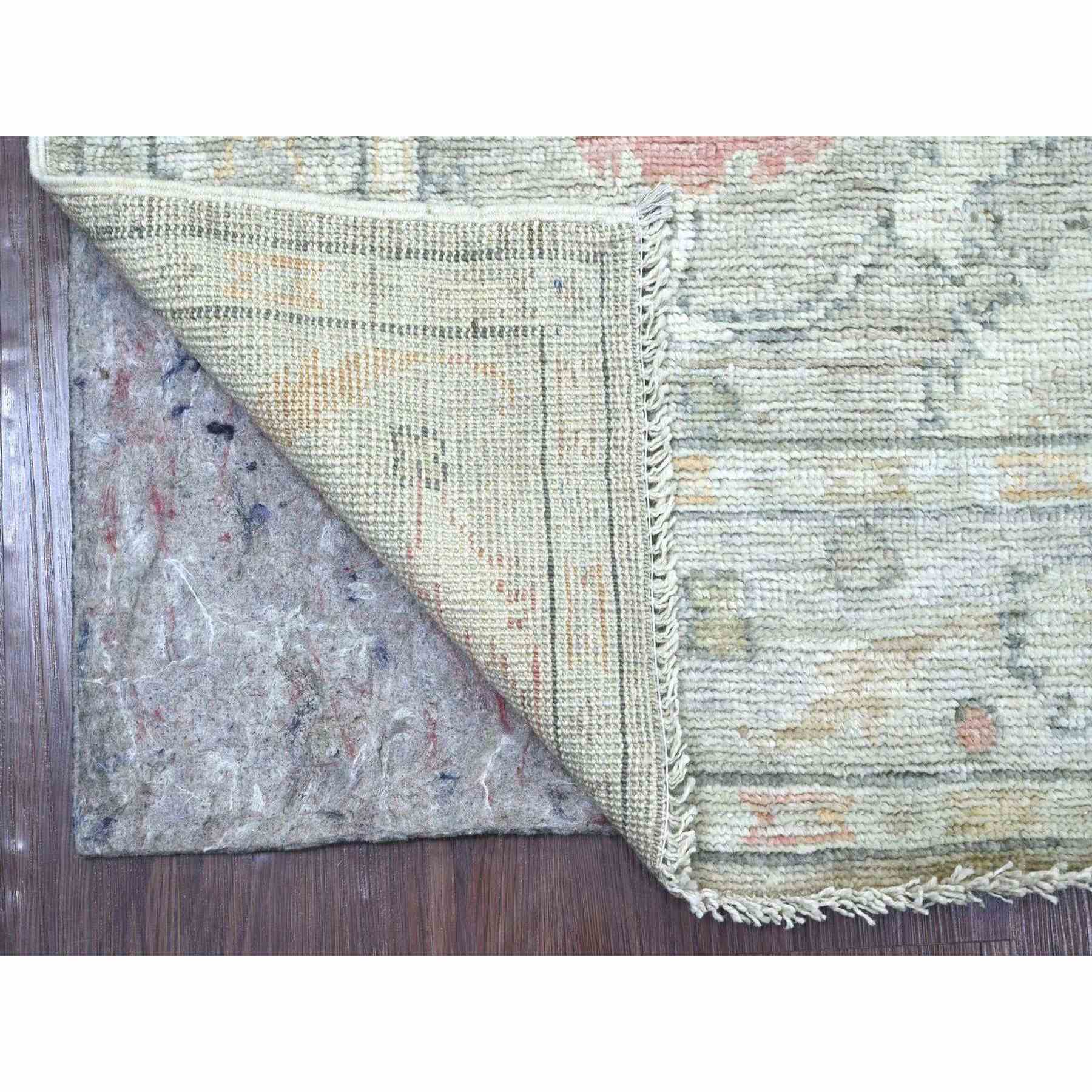 Oushak-And-Peshawar-Hand-Knotted-Rug-111465