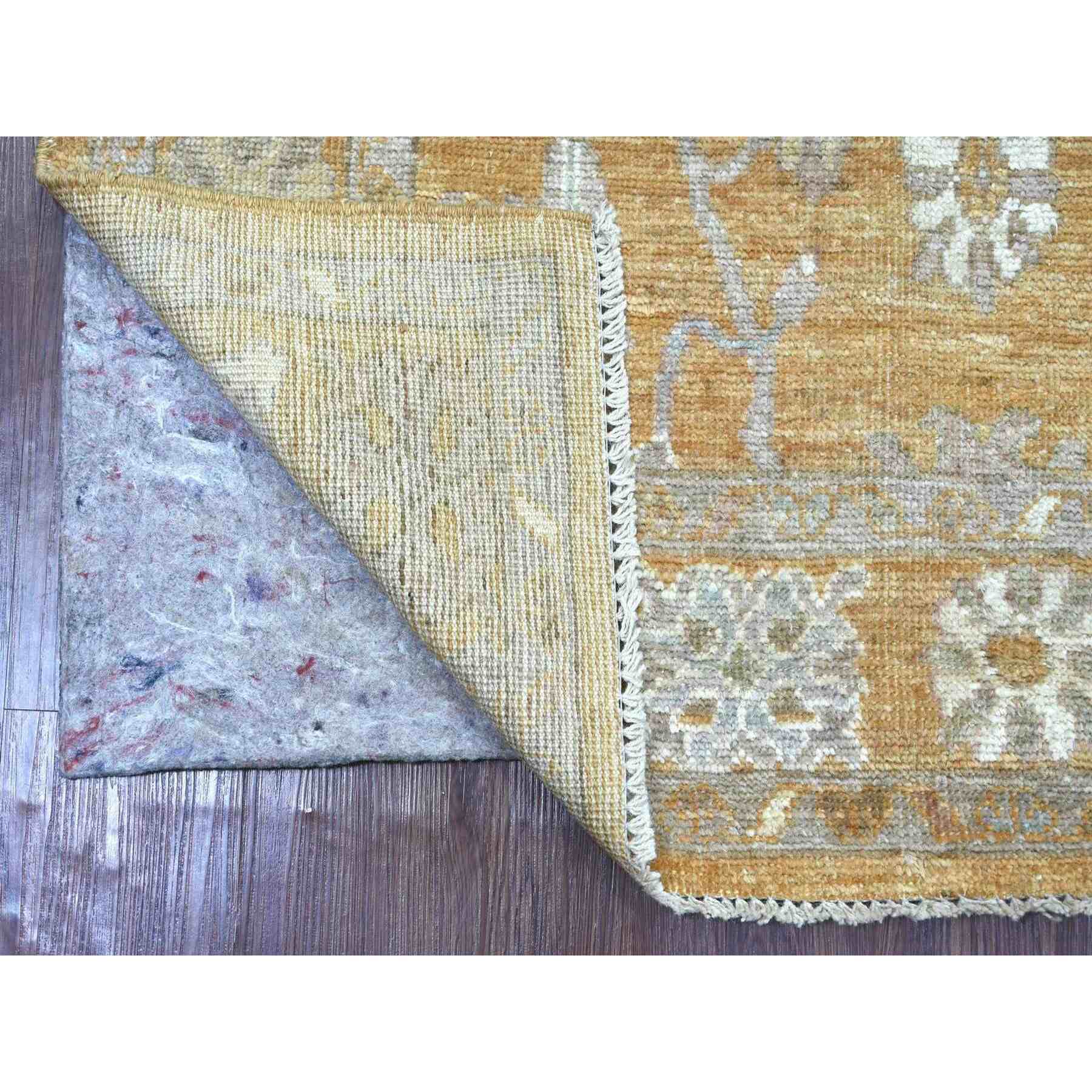 Oushak-And-Peshawar-Hand-Knotted-Rug-111470