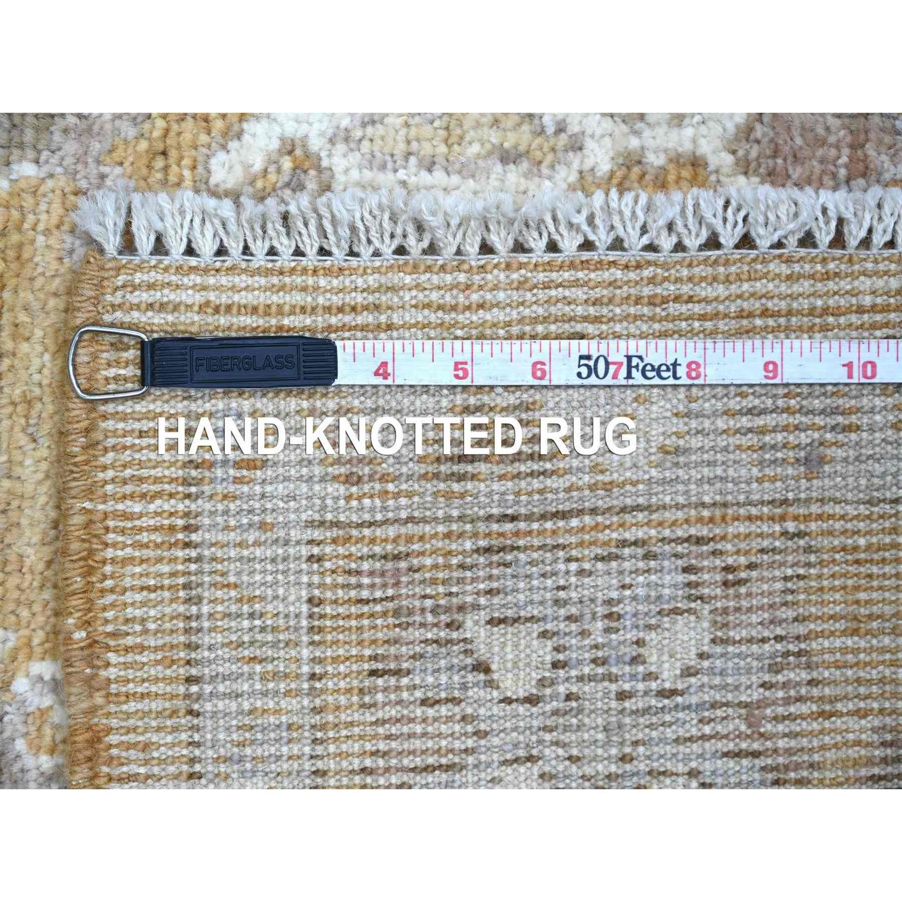 Oushak-And-Peshawar-Hand-Knotted-Rug-111470