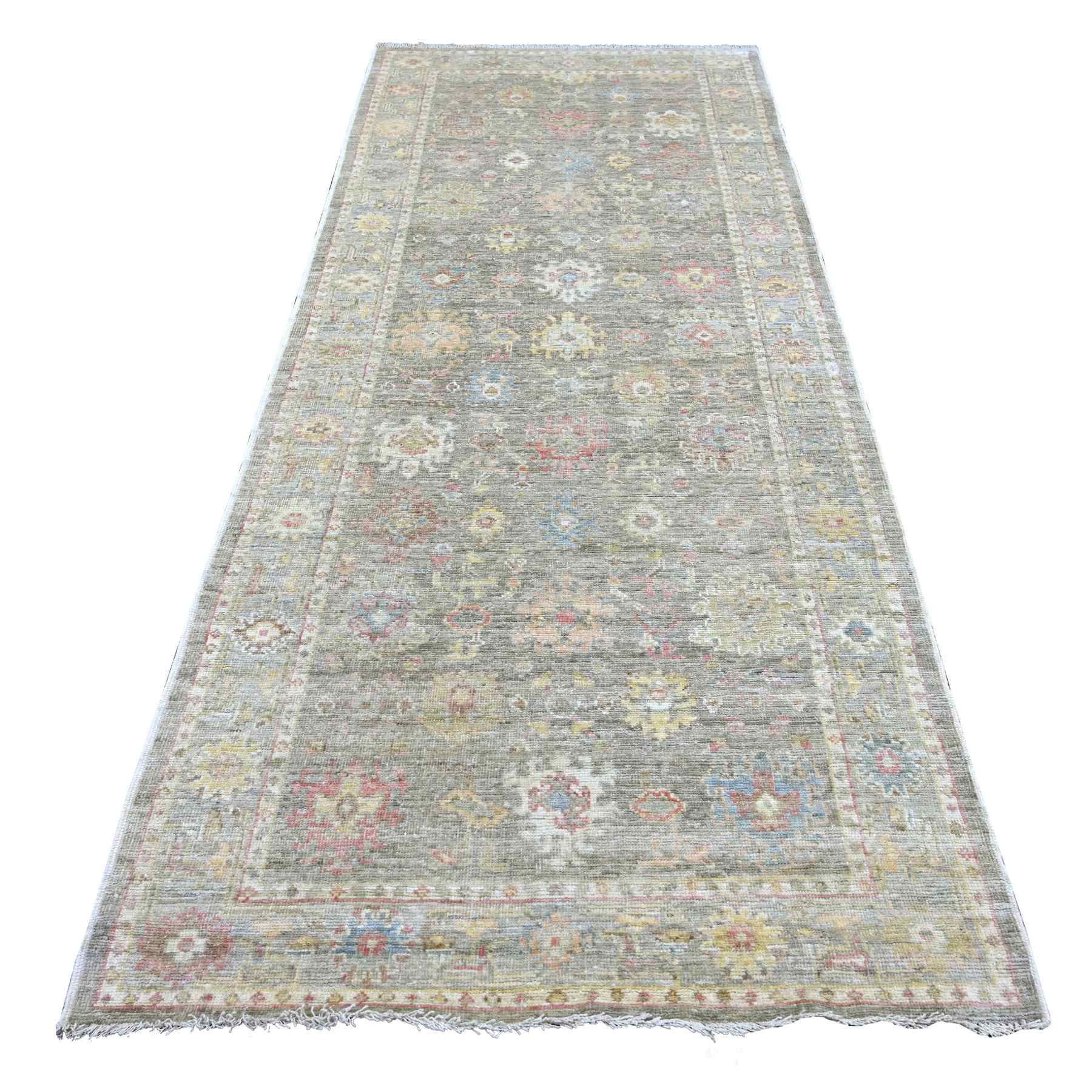 Oushak-And-Peshawar-Hand-Knotted-Rug-111480