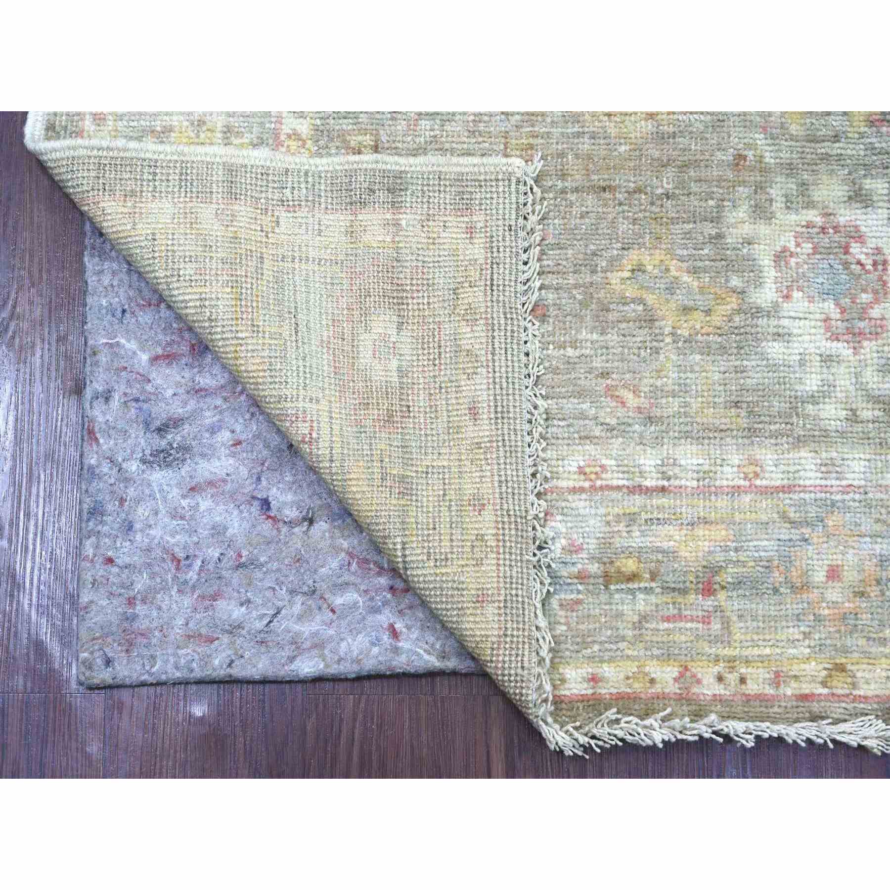Oushak-And-Peshawar-Hand-Knotted-Rug-111480