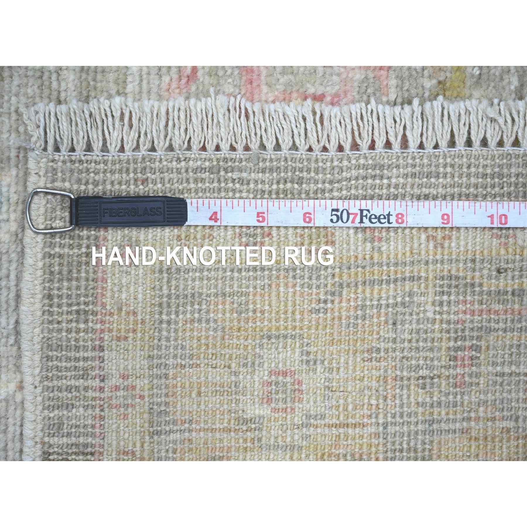 Oushak-And-Peshawar-Hand-Knotted-Rug-111480
