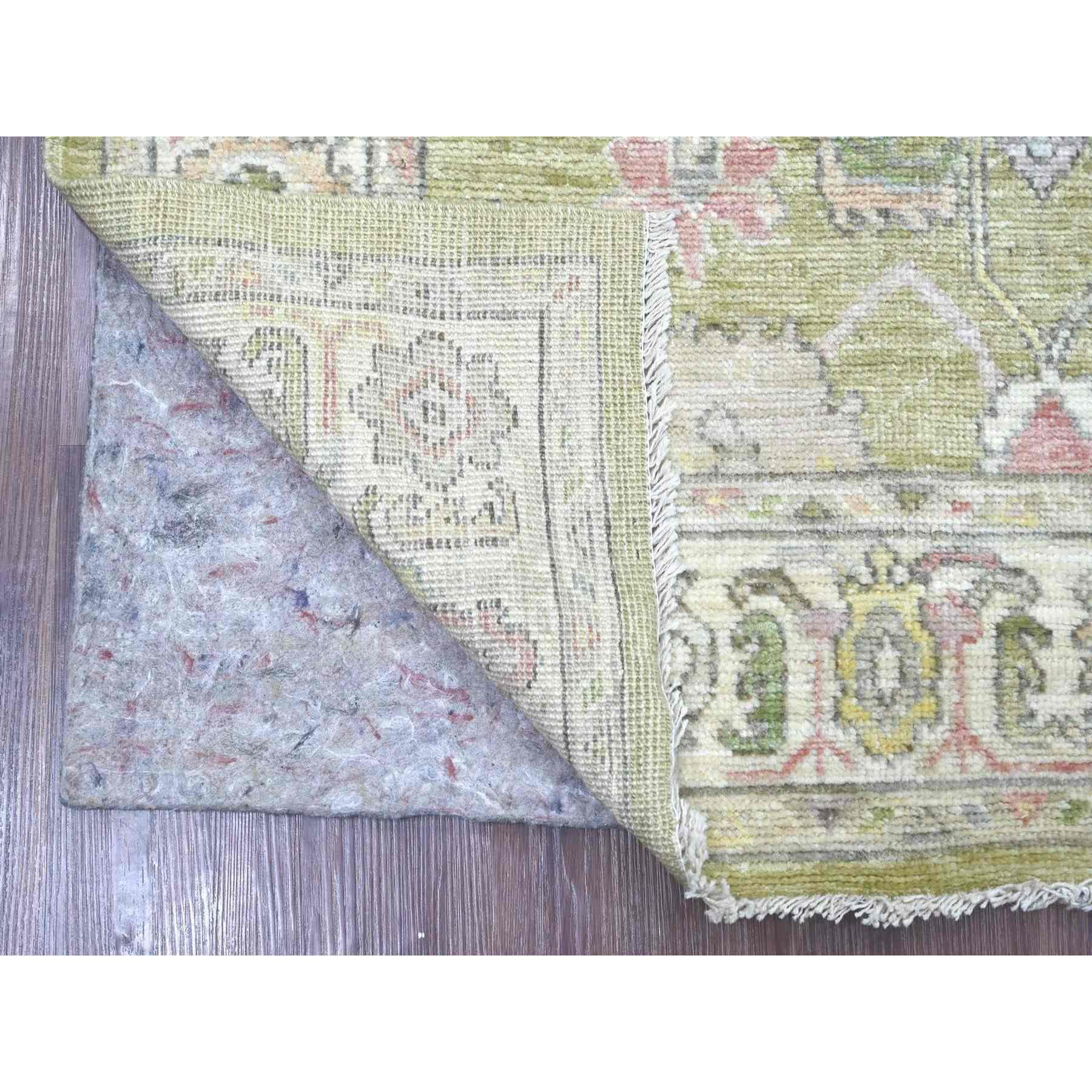 Oushak-And-Peshawar-Hand-Knotted-Rug-111485