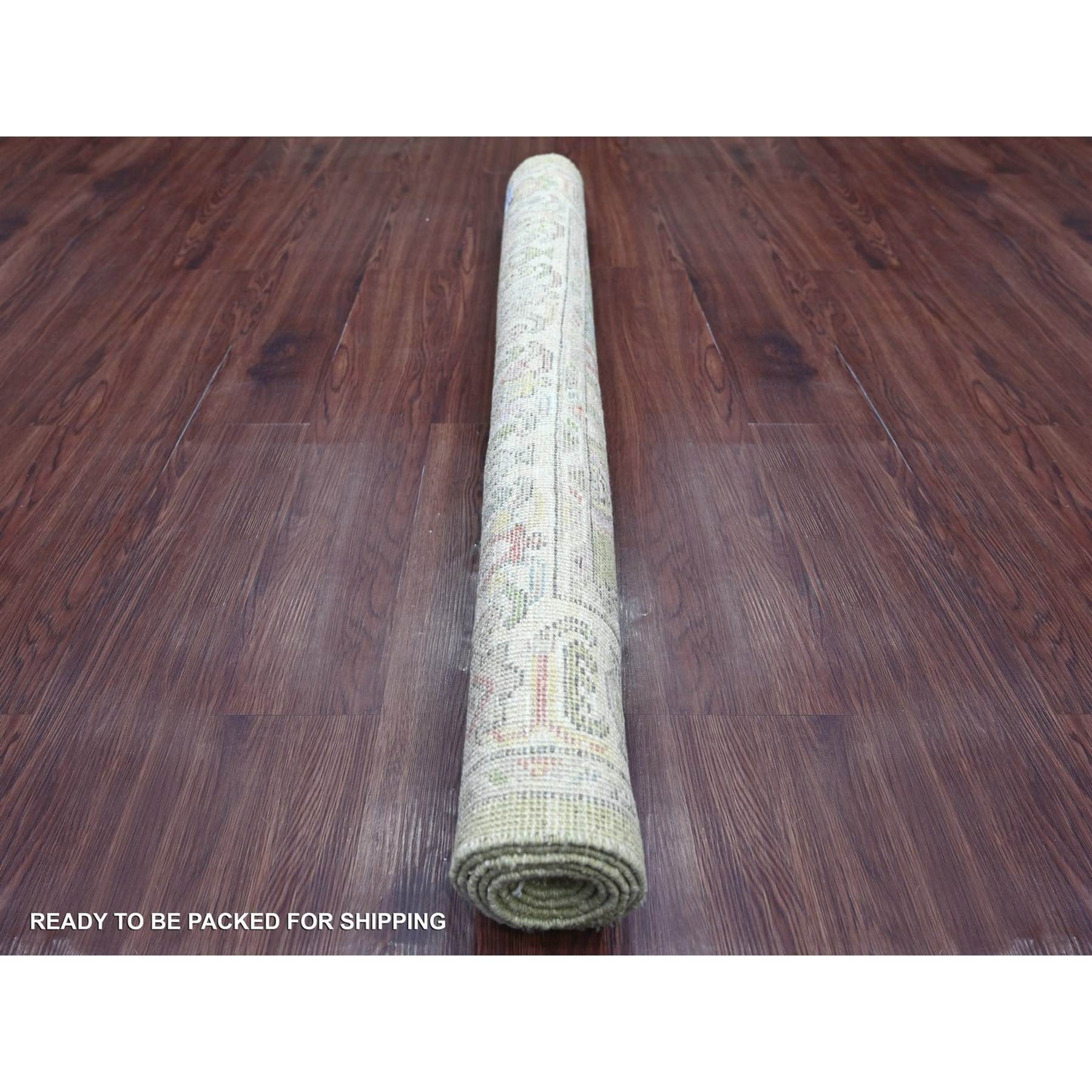 Oushak-And-Peshawar-Hand-Knotted-Rug-111485
