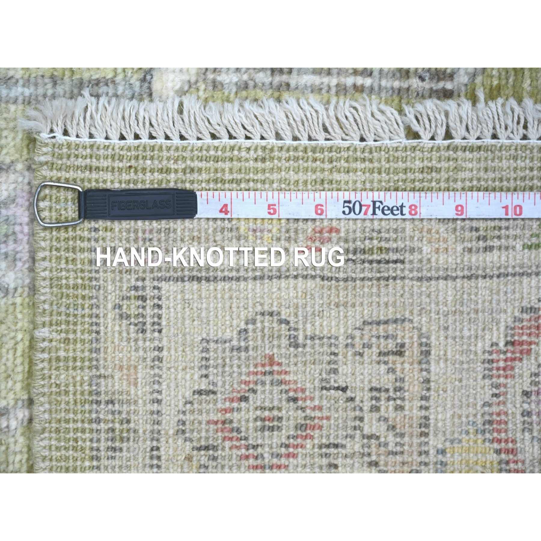 Oushak-And-Peshawar-Hand-Knotted-Rug-111485