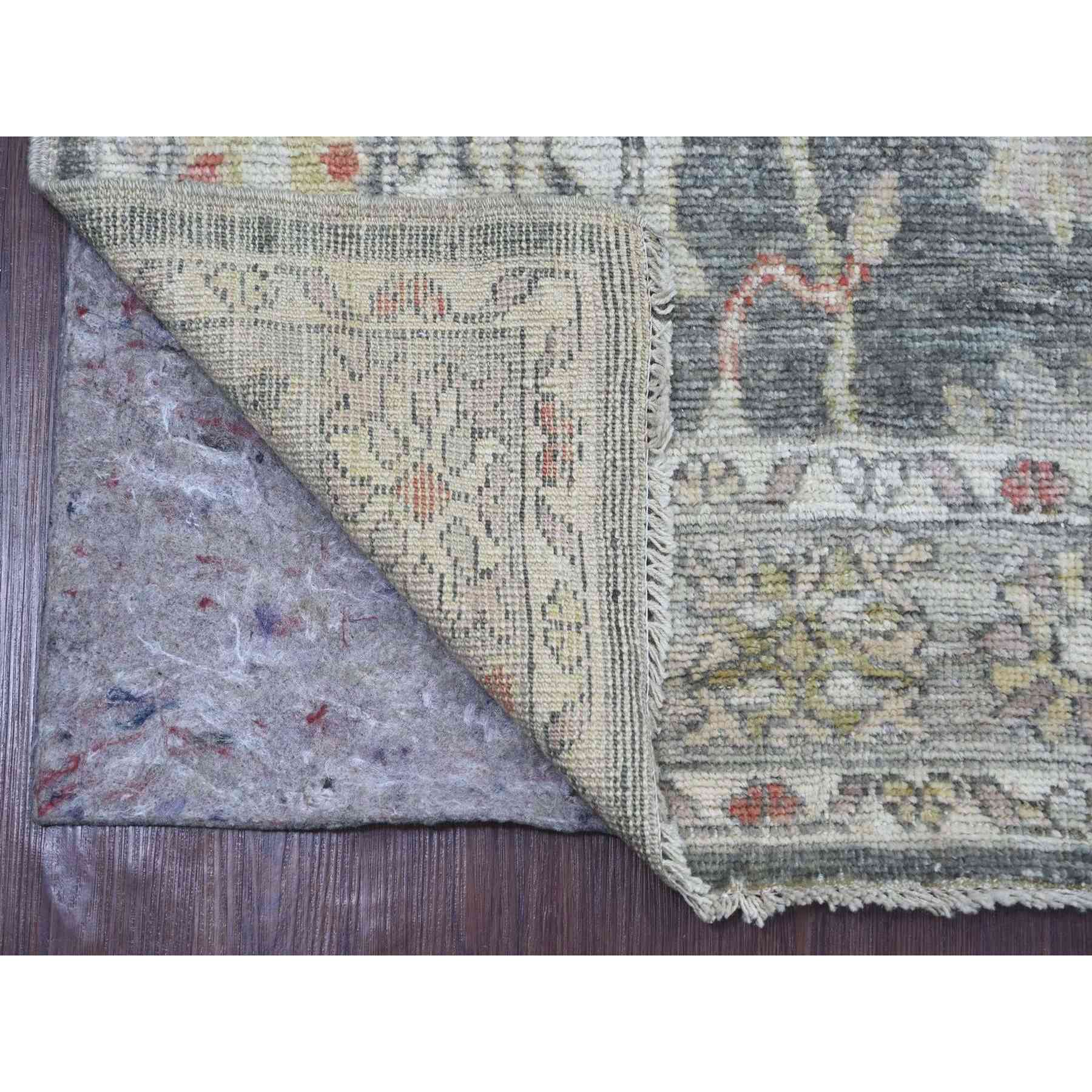 Oushak-And-Peshawar-Hand-Knotted-Rug-111490