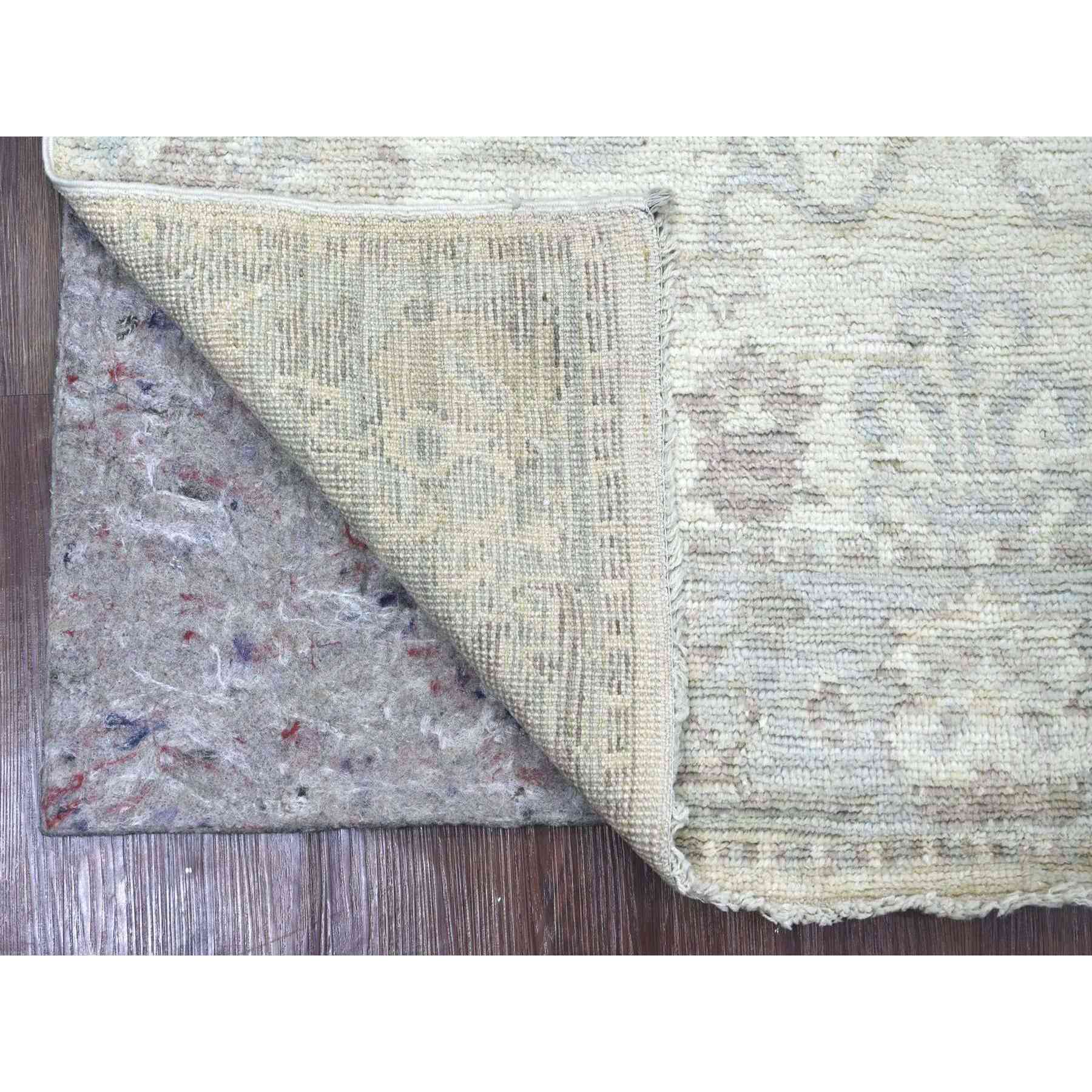 Oushak-And-Peshawar-Hand-Knotted-Rug-111495