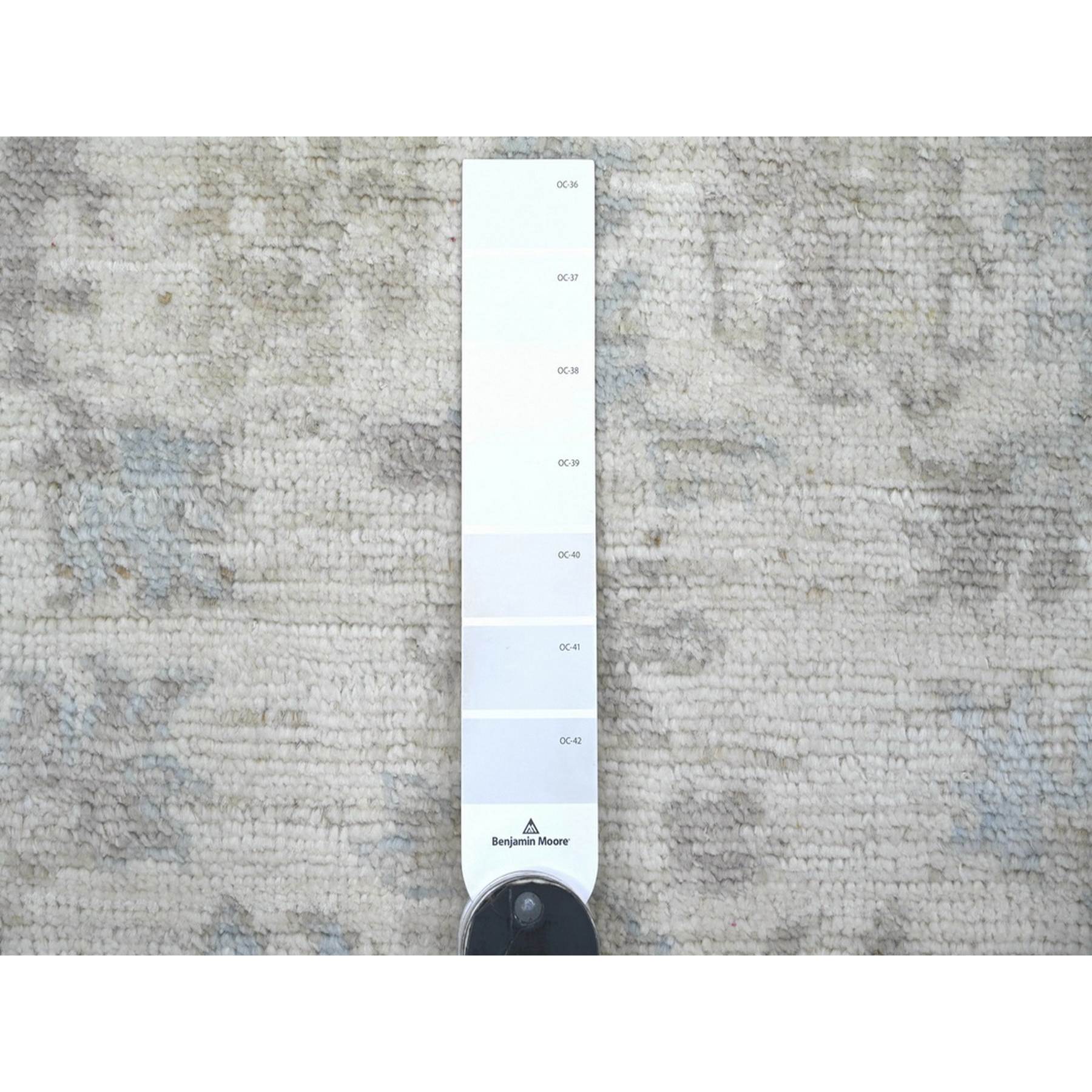 Oushak-And-Peshawar-Hand-Knotted-Rug-111495