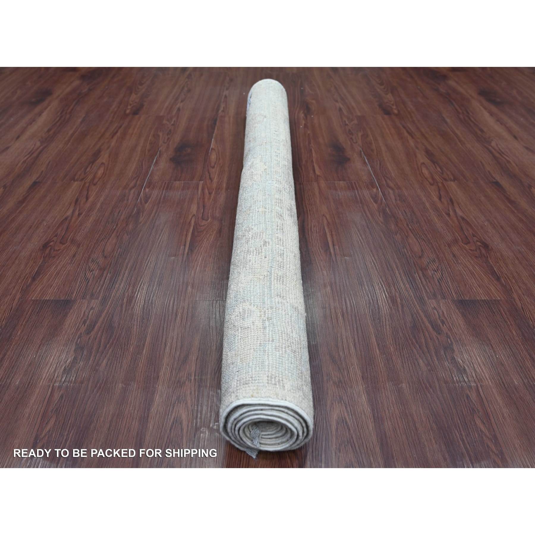 Oushak-And-Peshawar-Hand-Knotted-Rug-111495