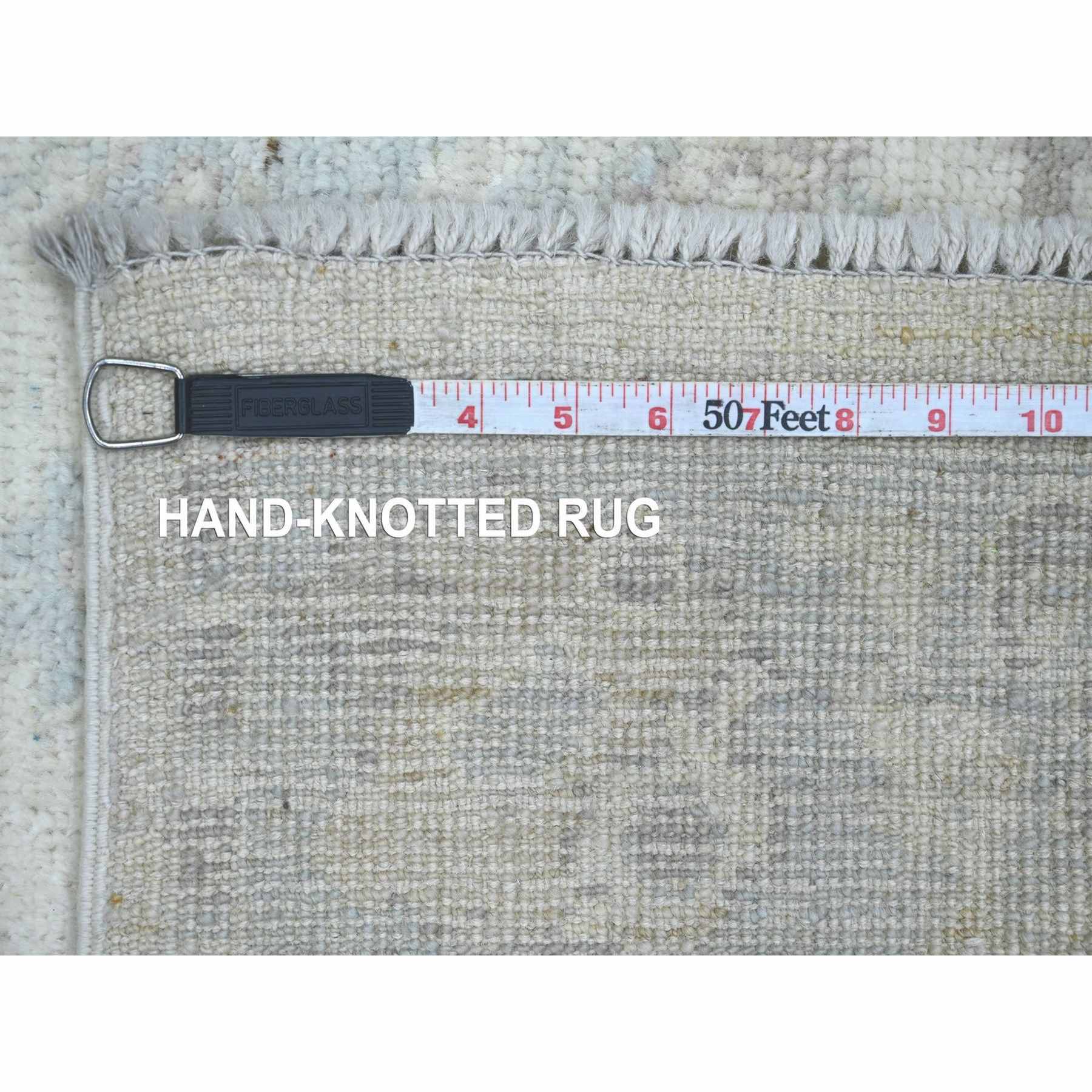 Oushak-And-Peshawar-Hand-Knotted-Rug-111495