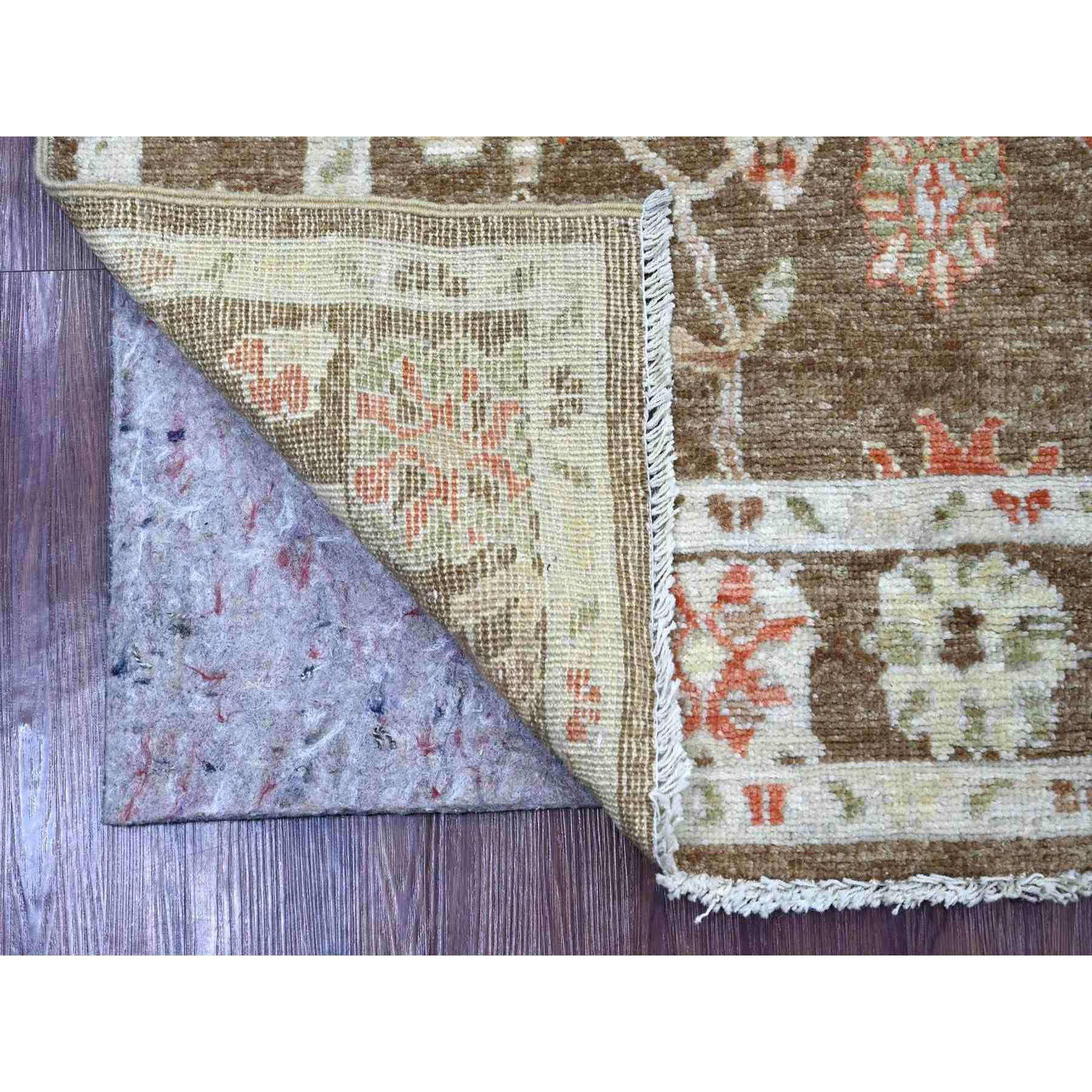 Oushak-And-Peshawar-Hand-Knotted-Rug-111505