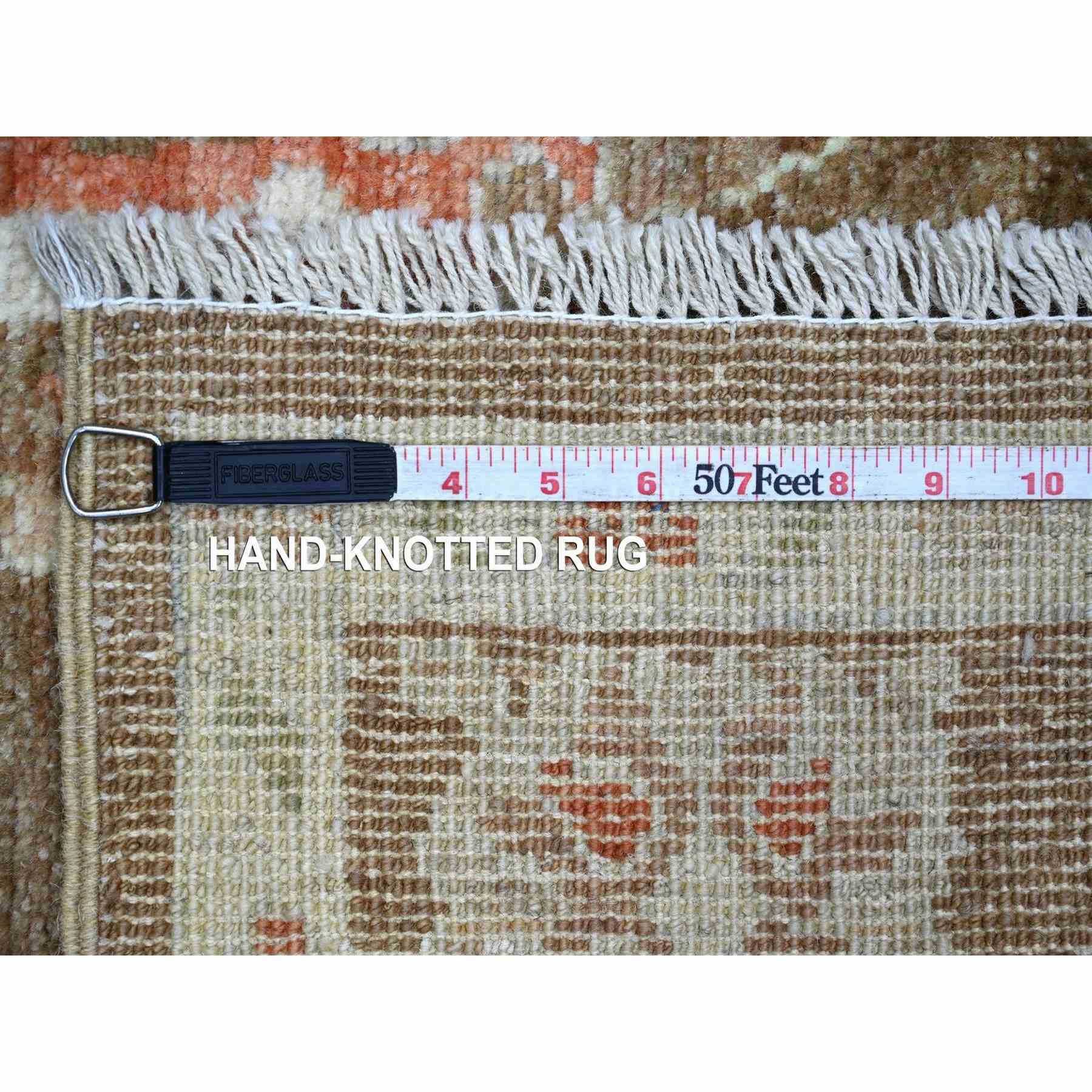 Oushak-And-Peshawar-Hand-Knotted-Rug-111505