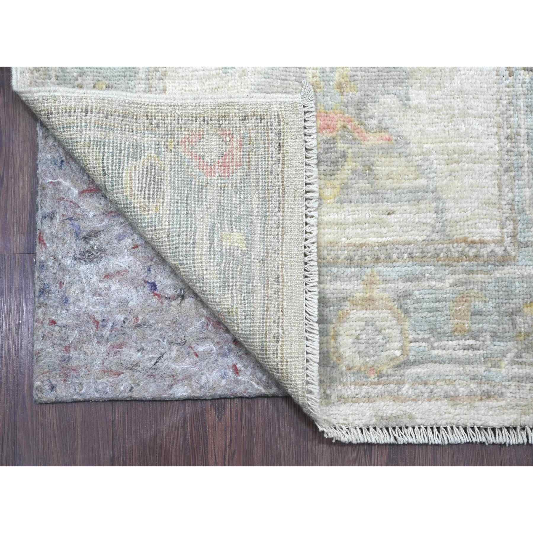 Oushak-And-Peshawar-Hand-Knotted-Rug-111535