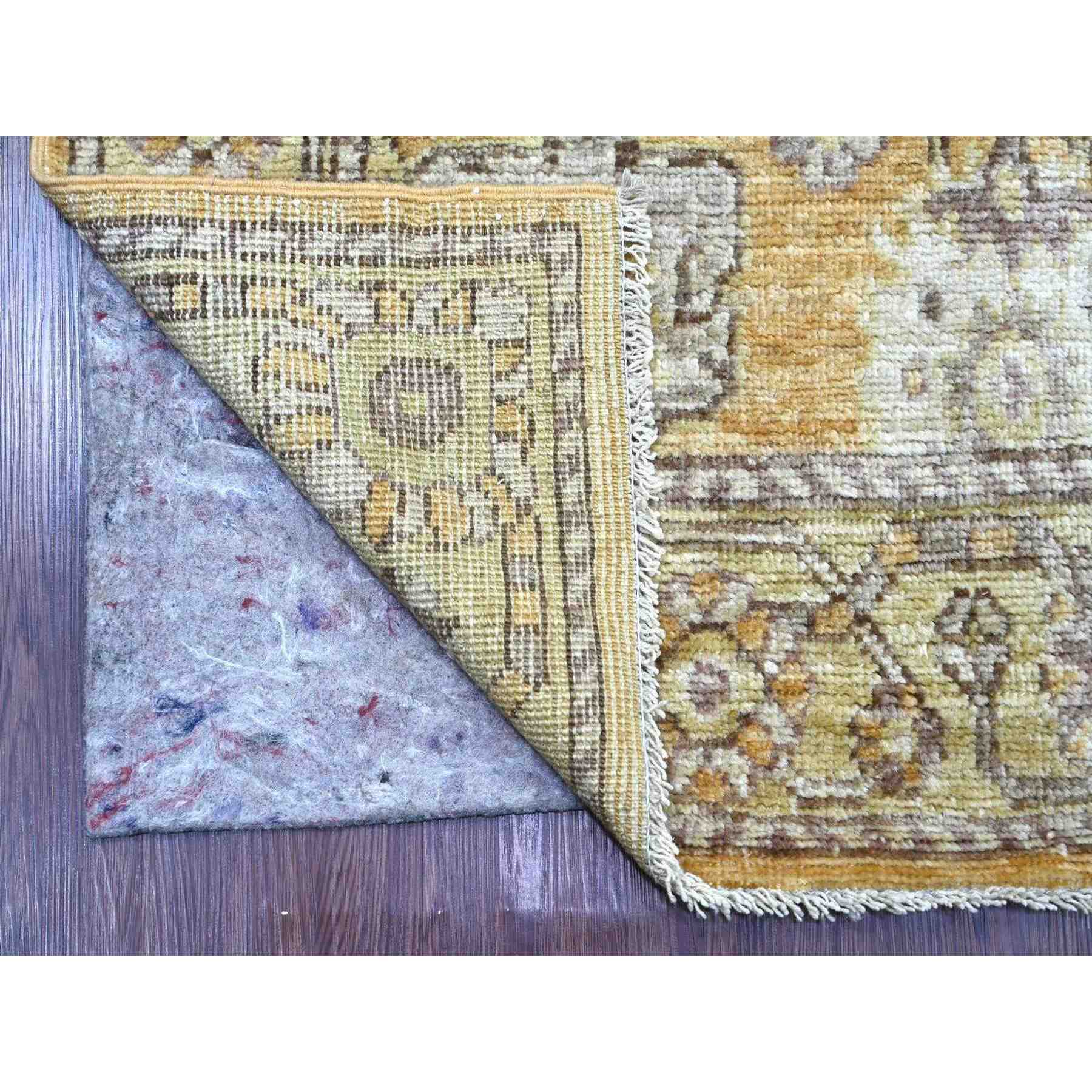 Oushak-And-Peshawar-Hand-Knotted-Rug-111545